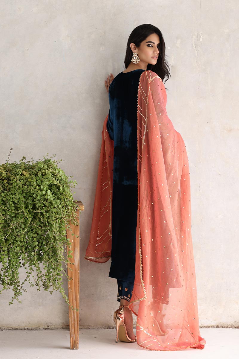 Sana Abbas | Velvet Formals | NINA - Official Sana Abbas - Agha Fabrics UK