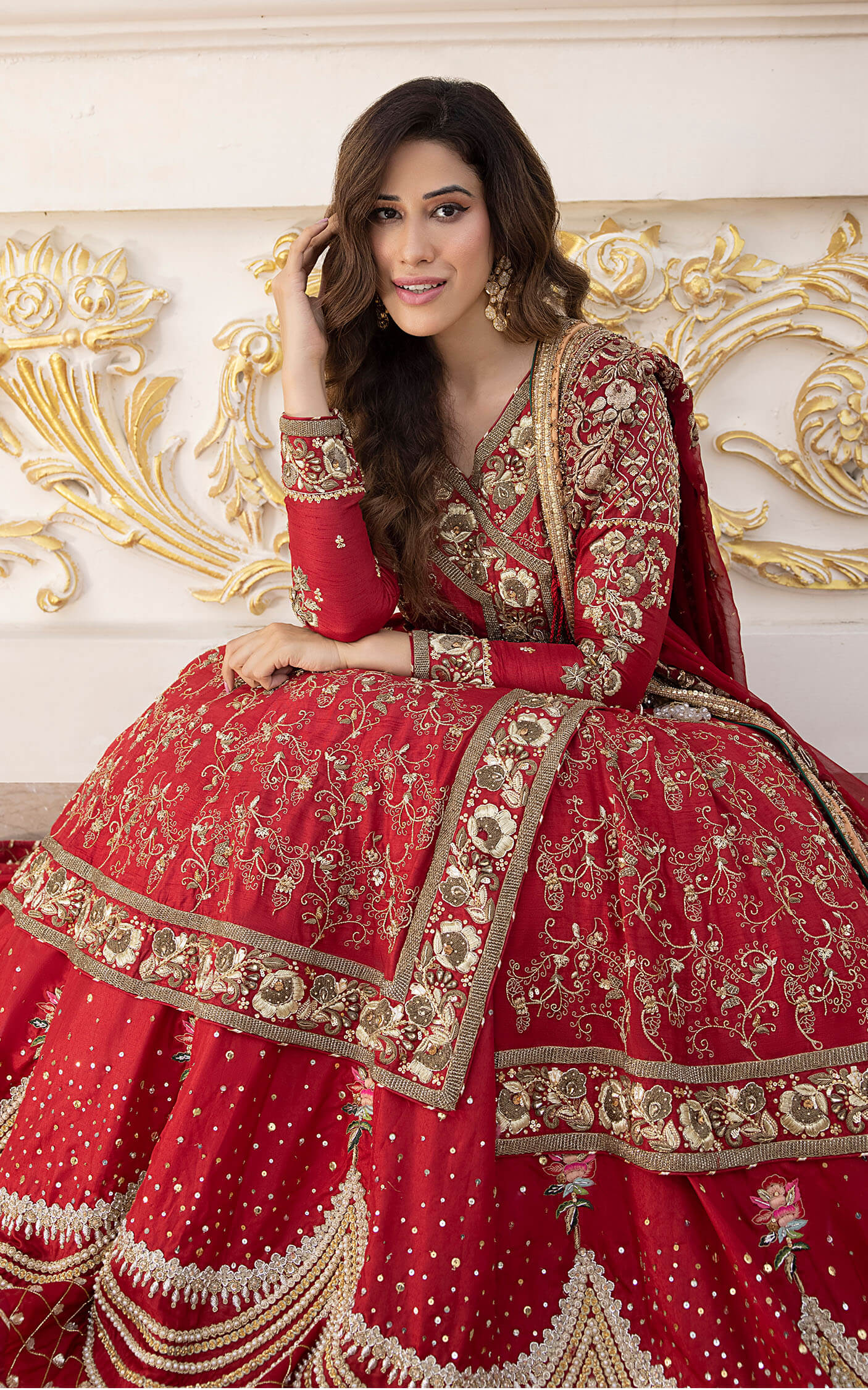 Asifa and Nabeel | Bridal Formals | Umrao - Official Asifa and Nabeel - Agha Fabrics UK