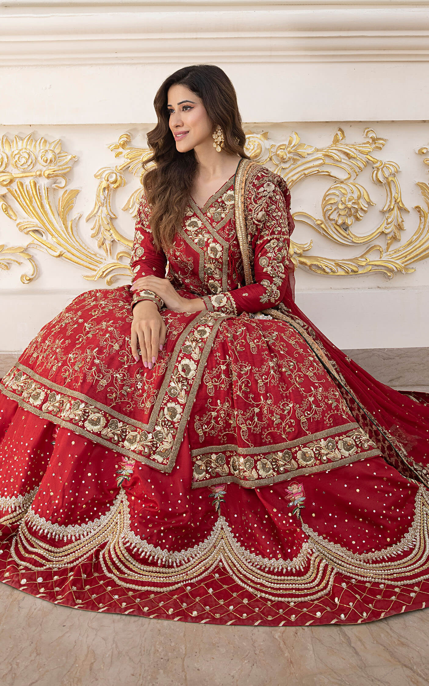 Asifa and Nabeel | Bridal Formals | Umrao - Official Asifa and Nabeel - Agha Fabrics UK