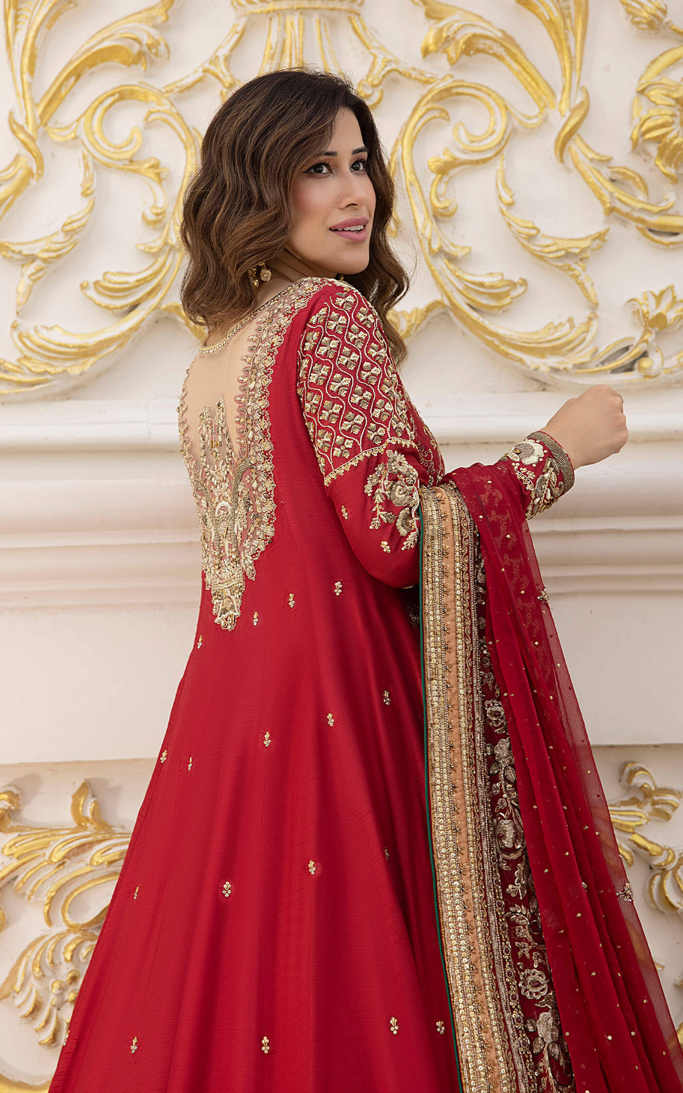 Asifa and Nabeel | Bridal Formals | Umrao - Official Asifa and Nabeel - Agha Fabrics UK