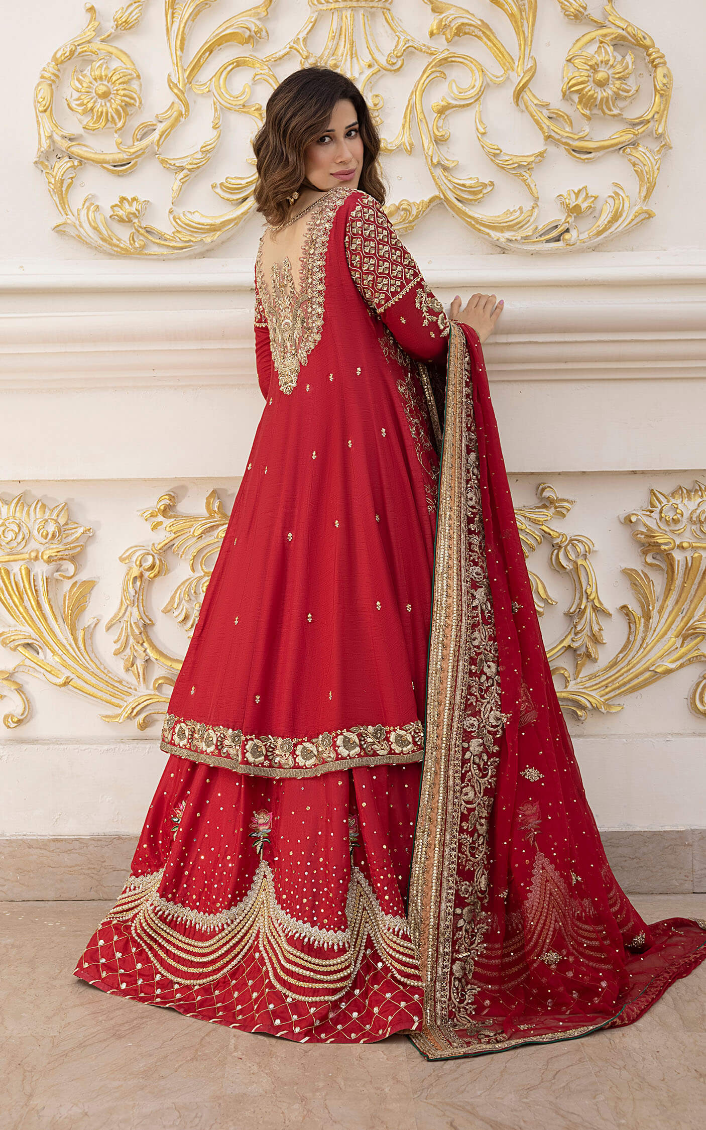 Asifa and Nabeel | Bridal Formals | Umrao - Official Asifa and Nabeel - Agha Fabrics UK