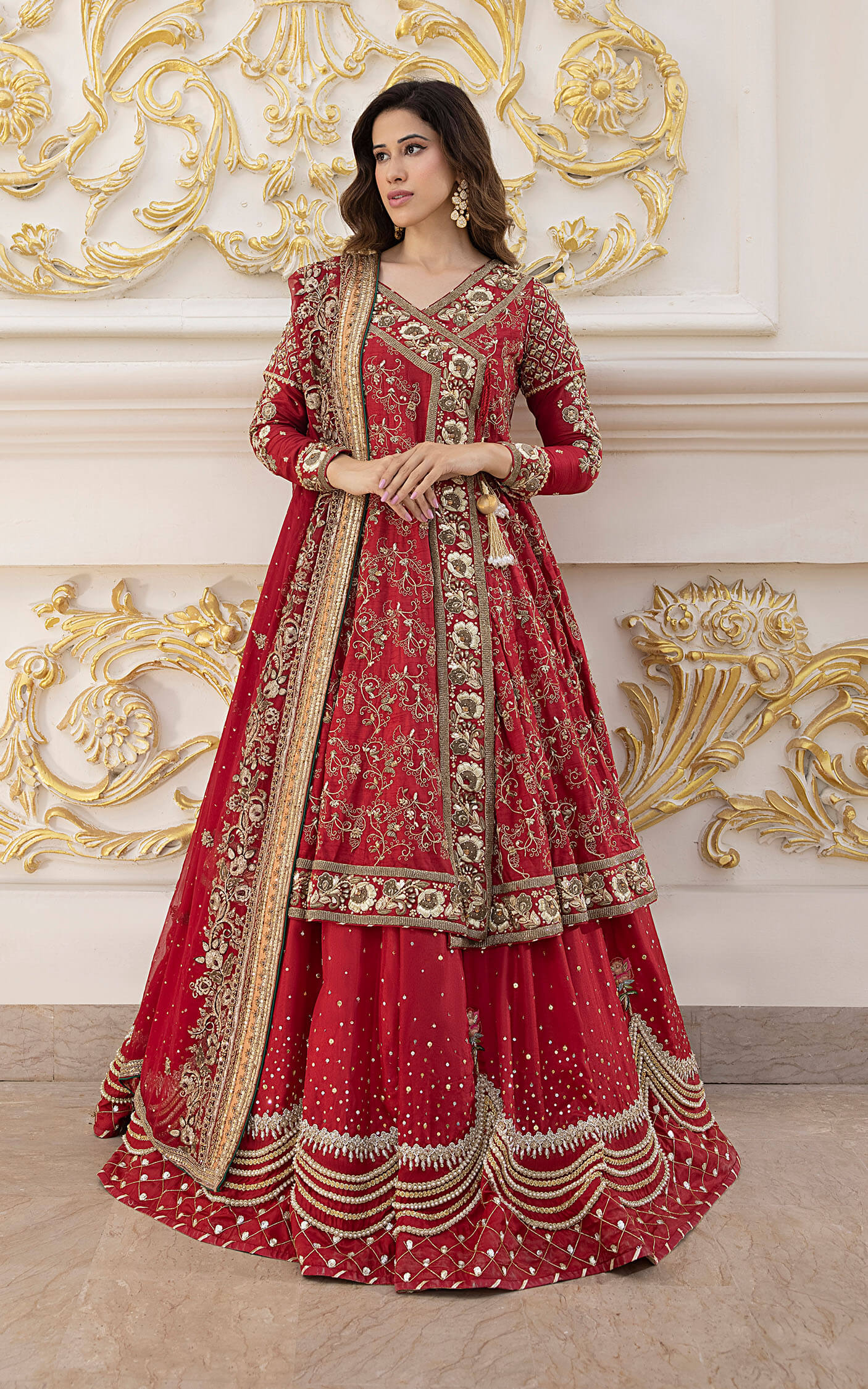 Asifa and Nabeel | Bridal Formals | Umrao - Official Asifa and Nabeel - Agha Fabrics UK