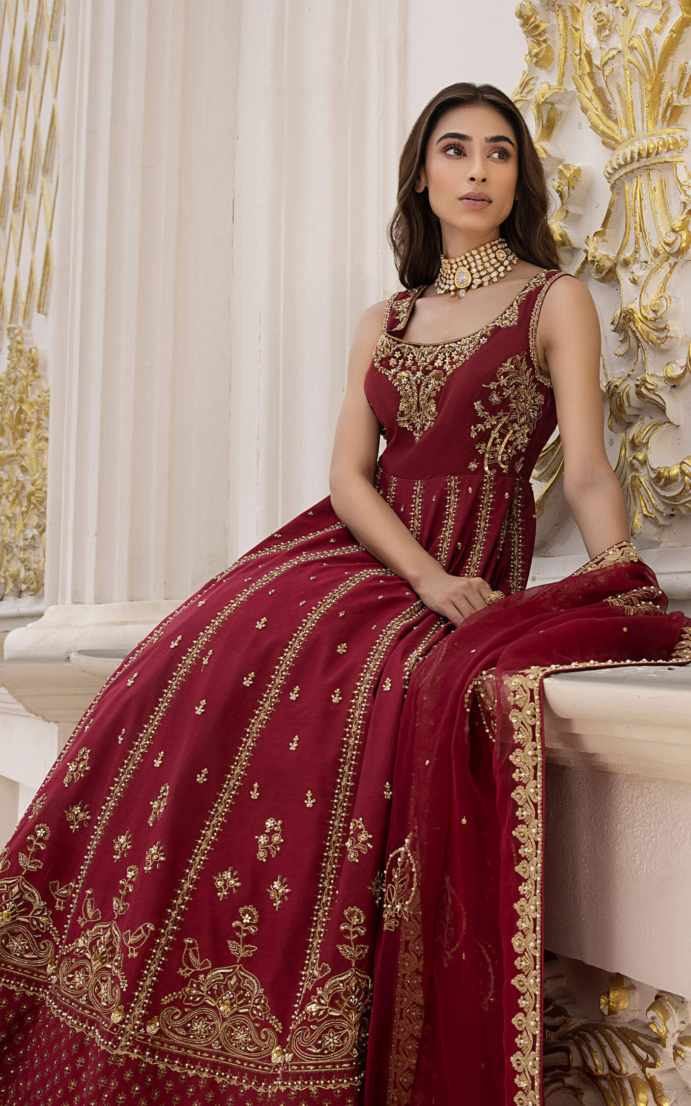 Asifa and Nabeel | Bridal Formals | Dastaan - Official Asifa and Nabeel - Agha Fabrics UK