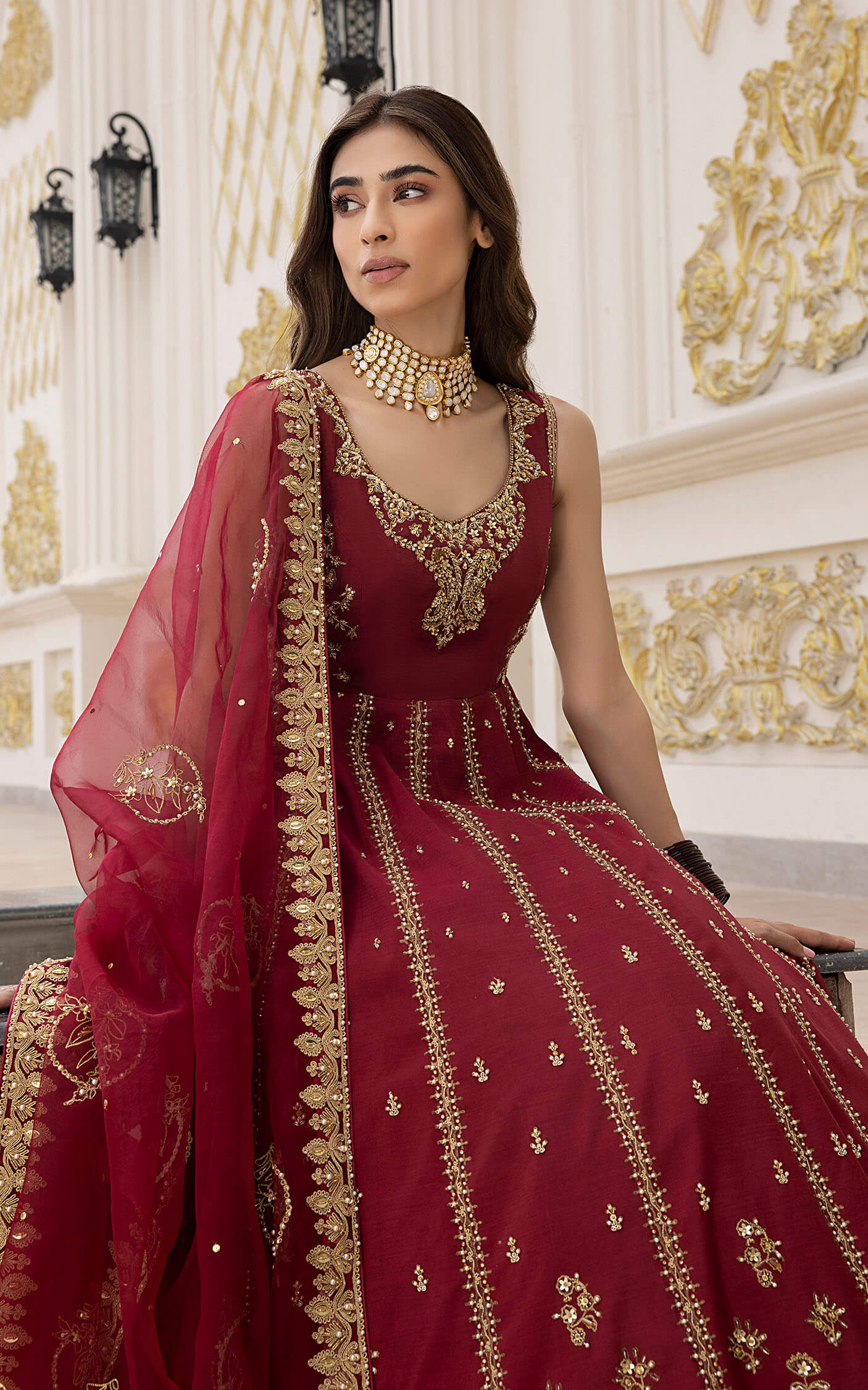 Asifa and Nabeel | Bridal Formals | Dastaan - Official Asifa and Nabeel - Agha Fabrics UK