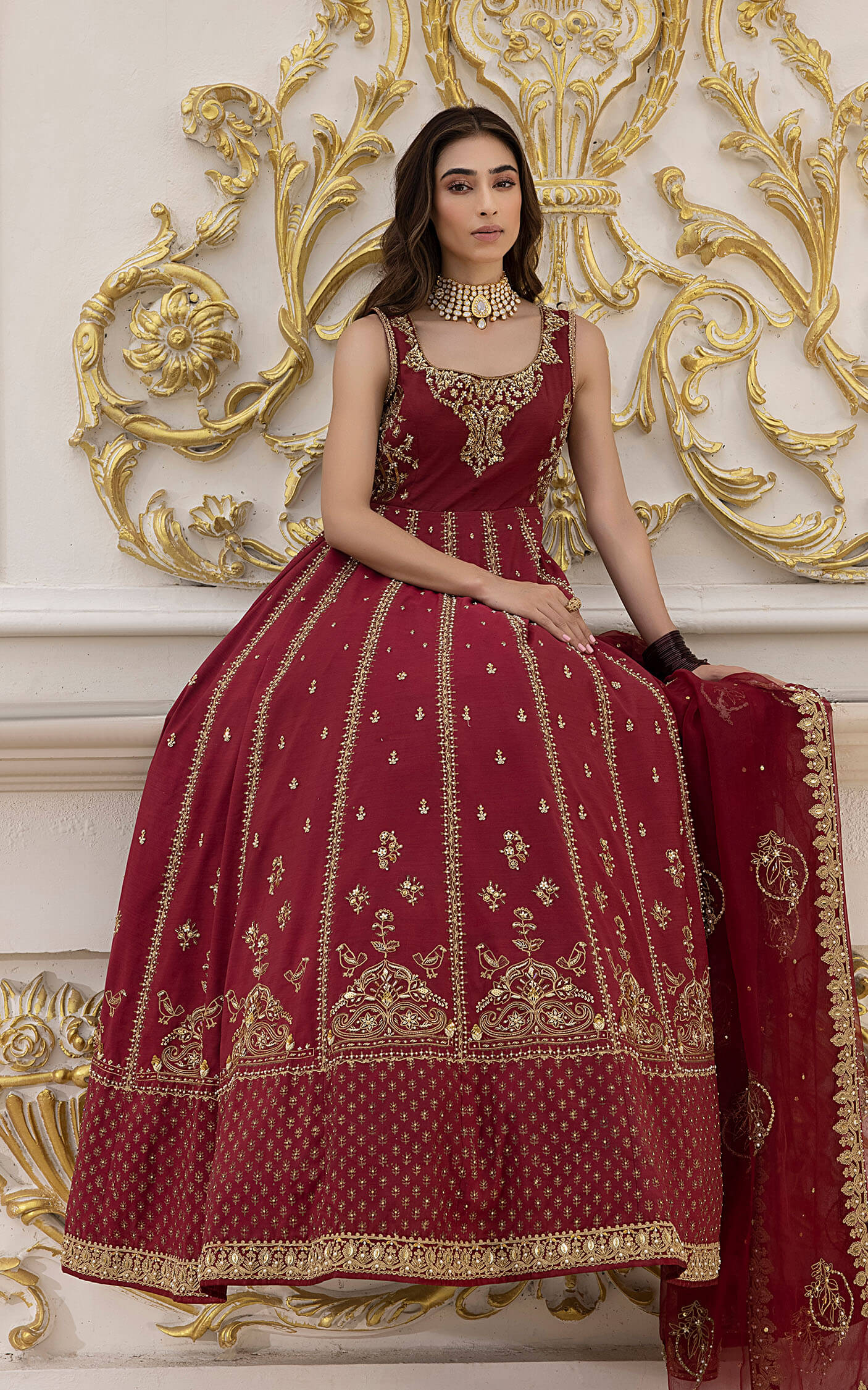 Asifa and Nabeel | Bridal Formals | Dastaan - Official Asifa and Nabeel - Agha Fabrics UK