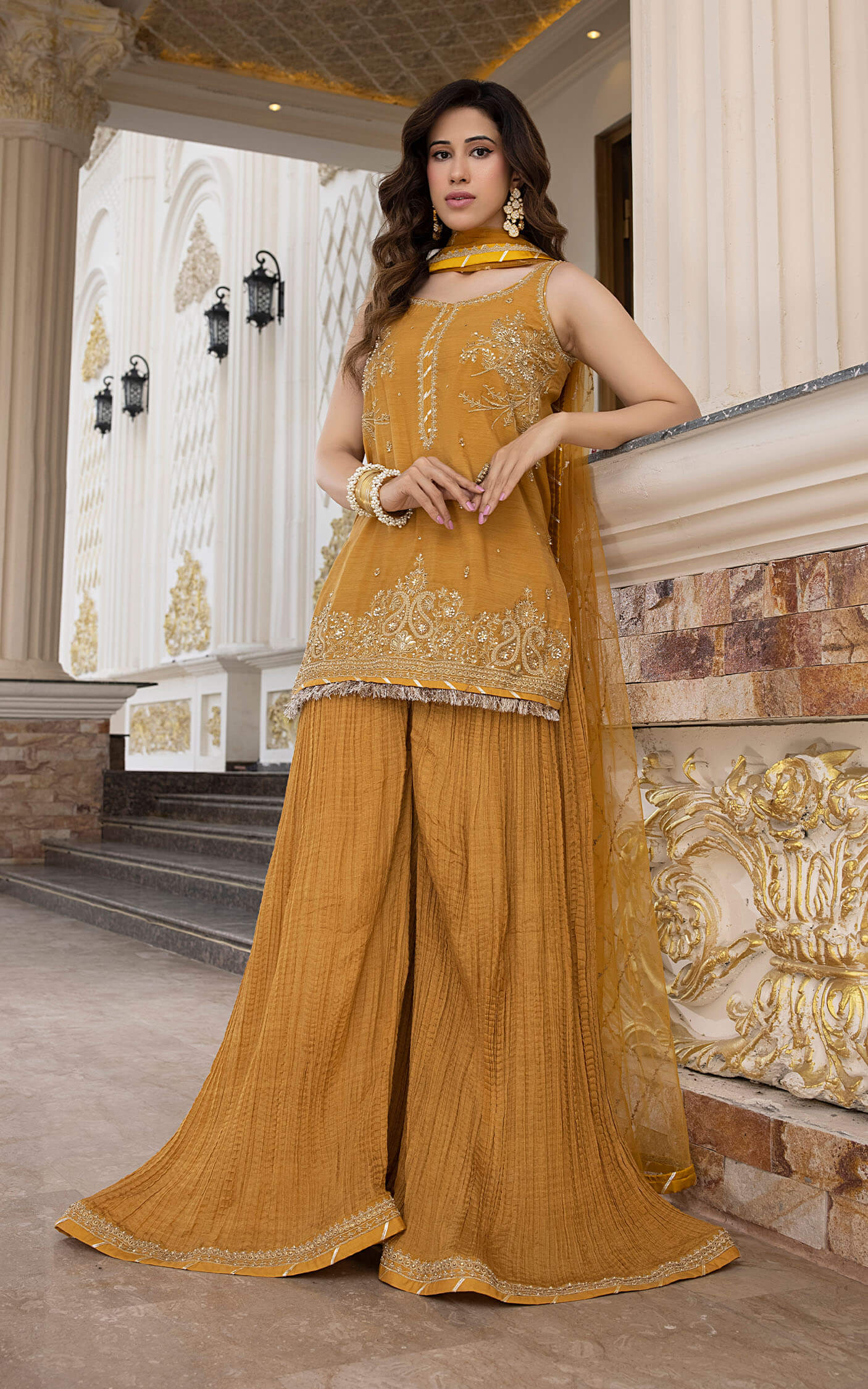 Asifa and Nabeel | Bridal Formals | Gulzar - Official Asifa and Nabeel - Agha Fabrics UK