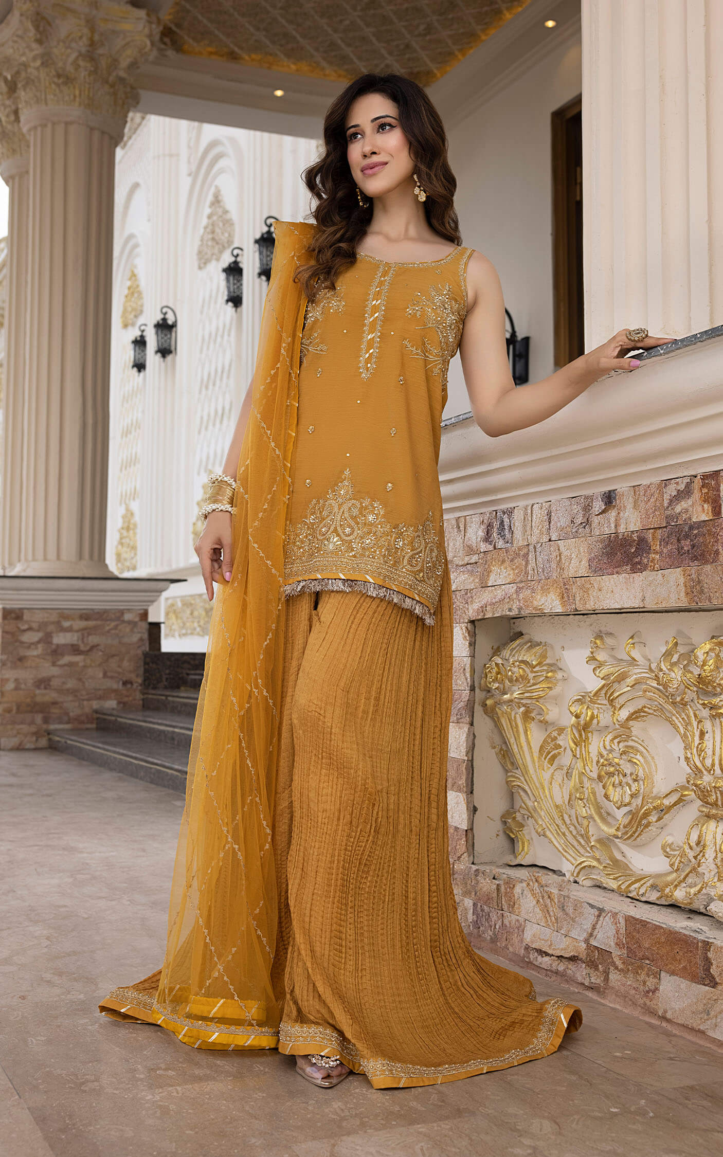 Asifa and Nabeel | Bridal Formals | Gulzar - Official Asifa and Nabeel - Agha Fabrics UK
