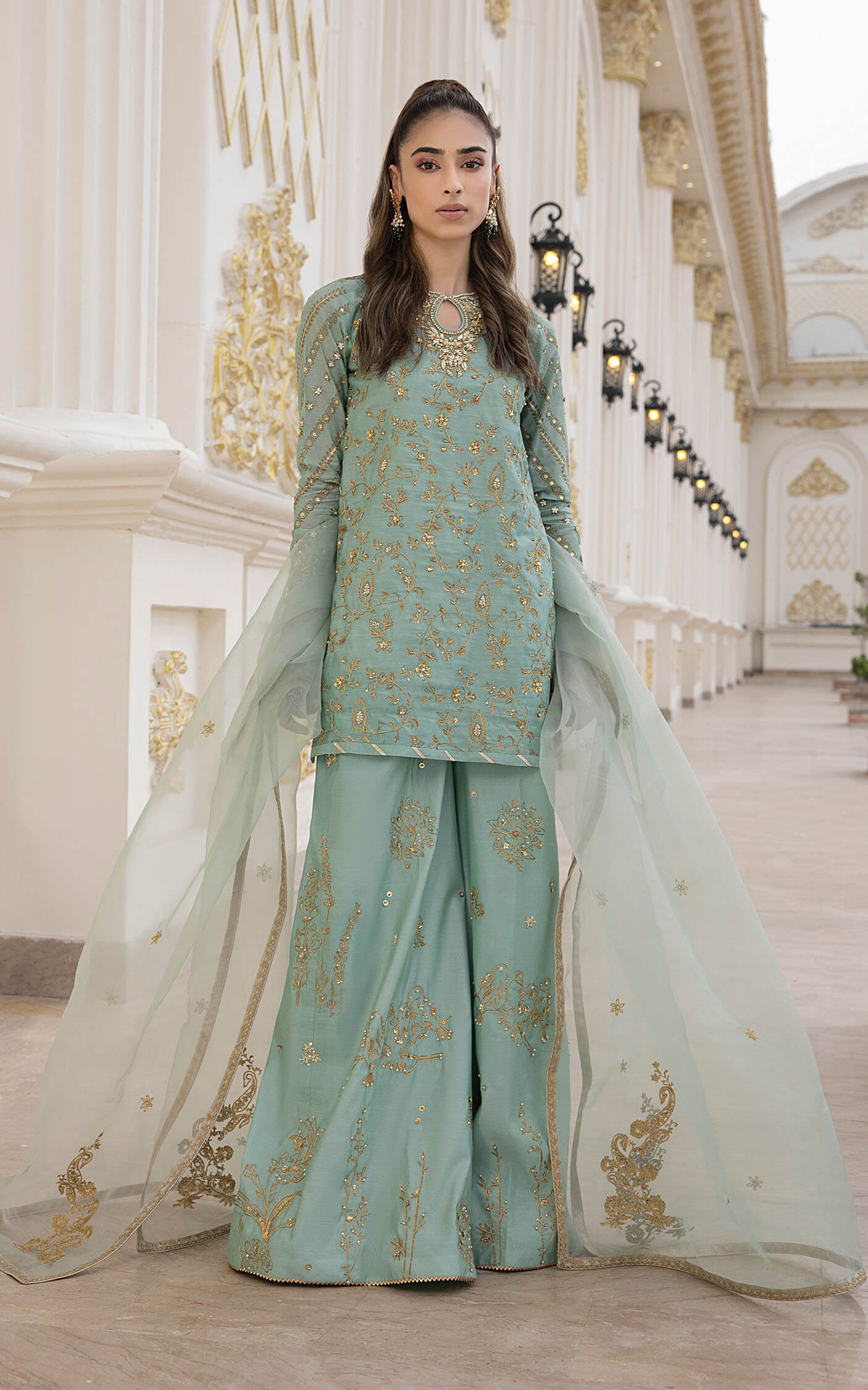 Asifa and Nabeel | Bridal Formals | Tarah - Official Asifa and Nabeel - Agha Fabrics UK