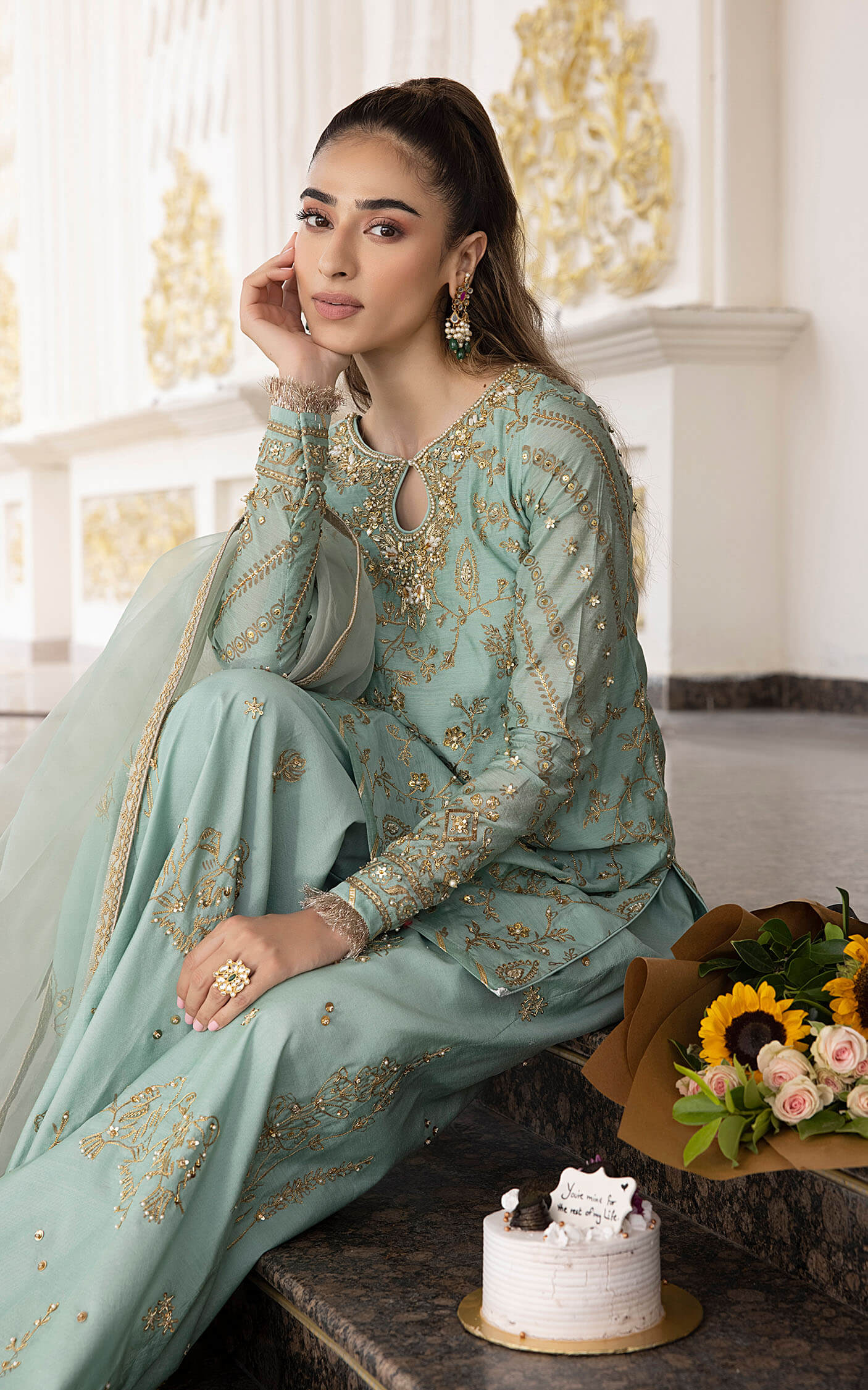 Asifa and Nabeel | Bridal Formals | Tarah - Official Asifa and Nabeel - Agha Fabrics UK