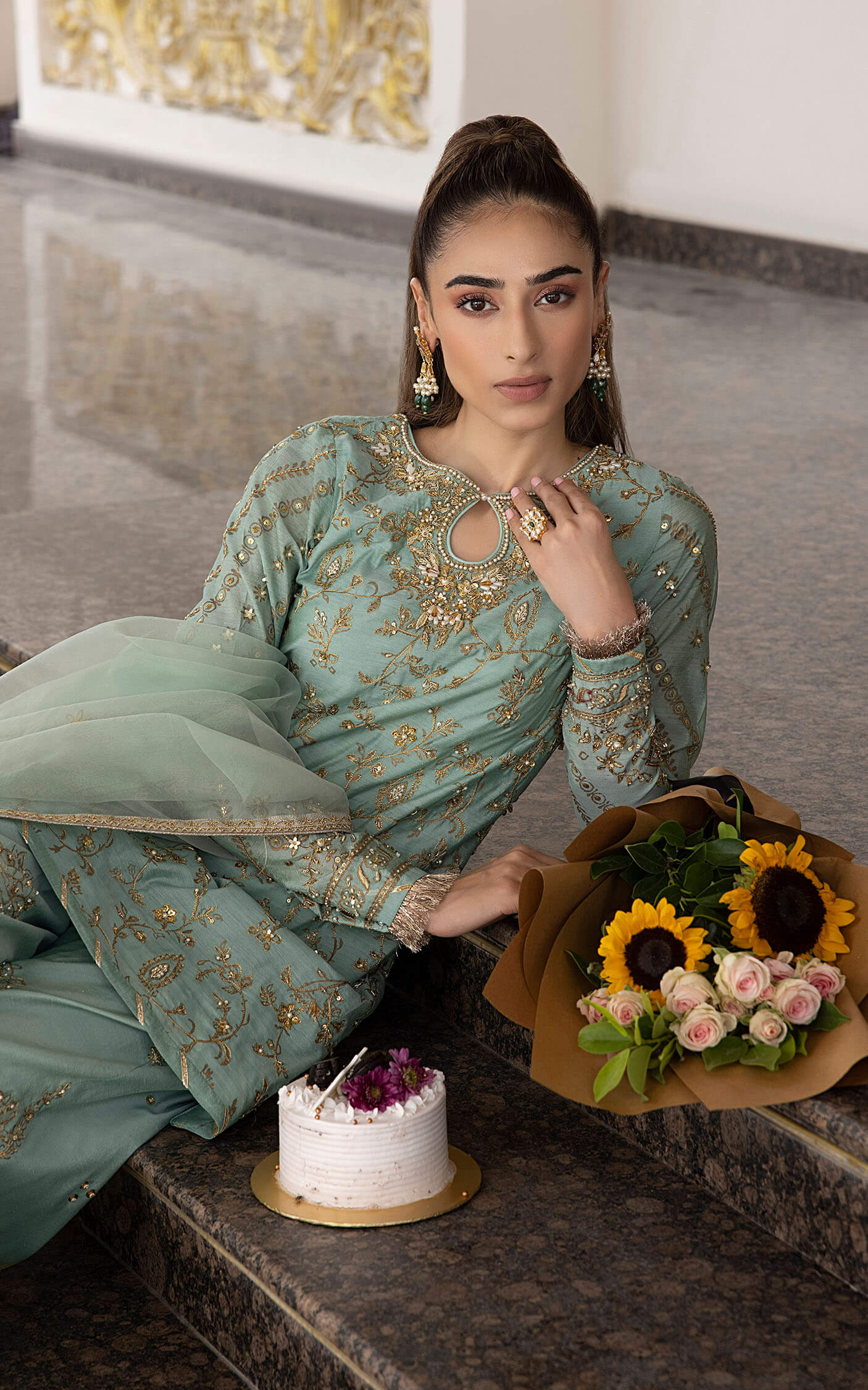 Asifa and Nabeel | Bridal Formals | Tarah - Official Asifa and Nabeel - Agha Fabrics UK