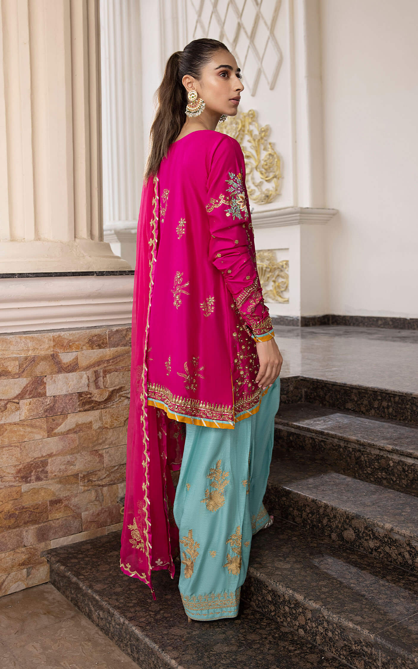 Asifa and Nabeel | Bridal Formals | Rang - Official Asifa and Nabeel - Agha Fabrics UK