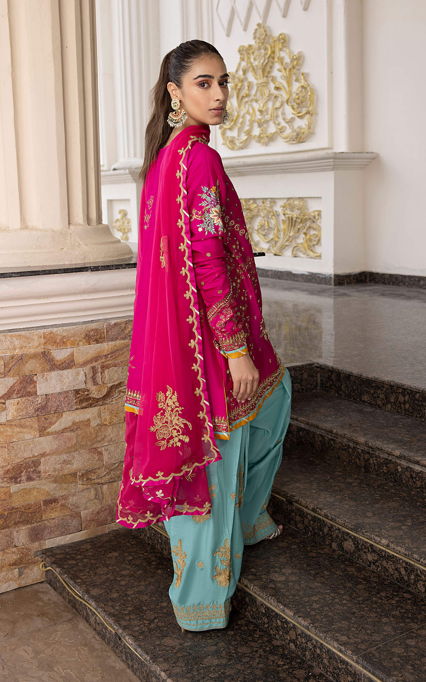 Asifa and Nabeel | Bridal Formals | Rang - Official Asifa and Nabeel - Agha Fabrics UK