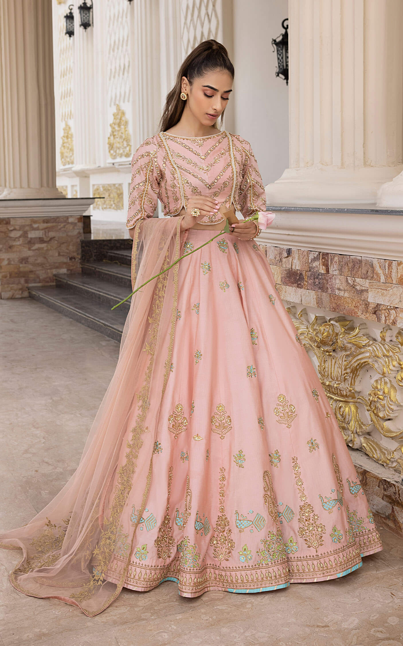 Asifa and Nabeel | Bridal Formals | Khuwab - Official Asifa and Nabeel - Agha Fabrics UK