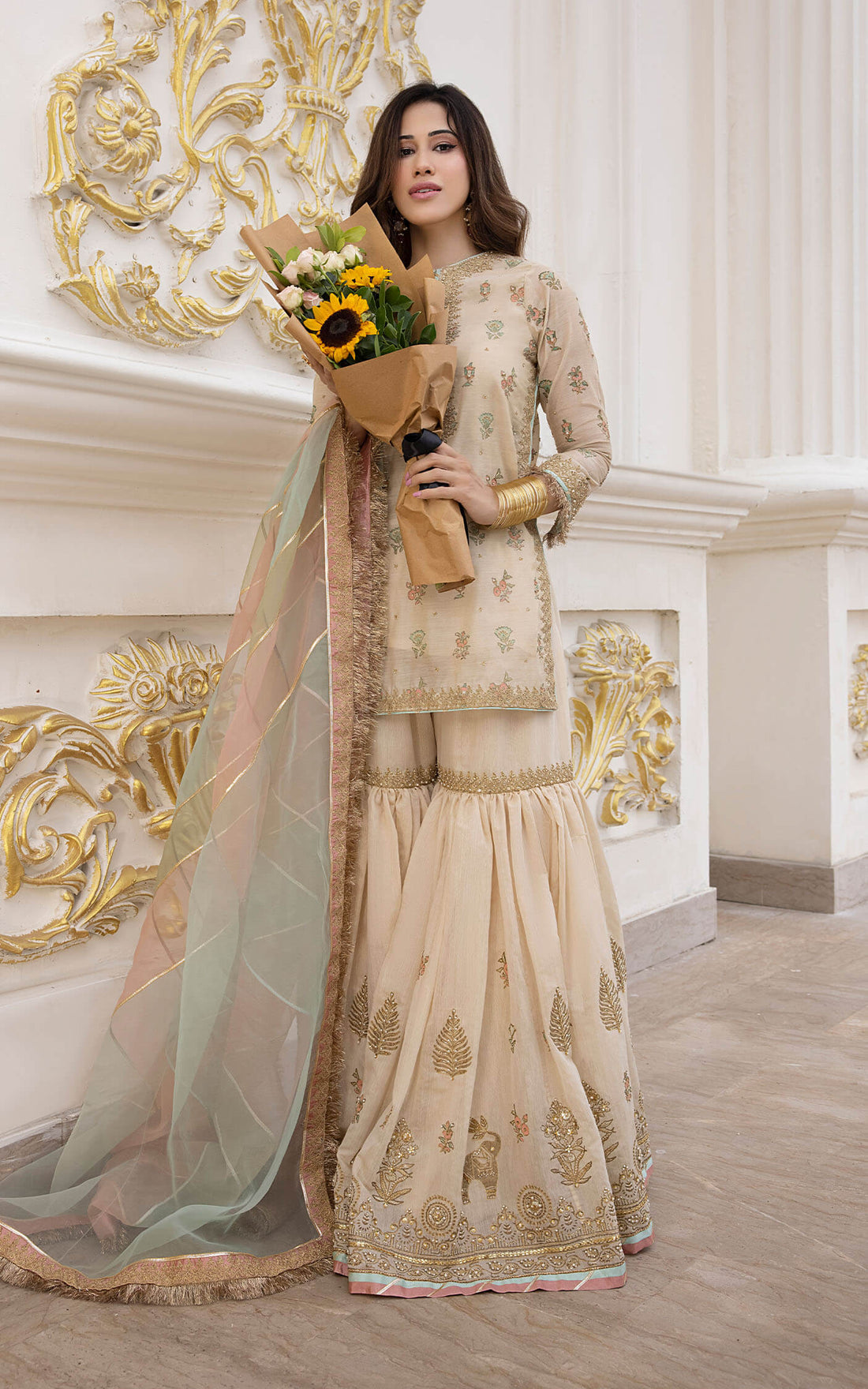 Asifa and Nabeel | Bridal Formals | Shayari - Official Asifa and Nabeel - Agha Fabrics UK