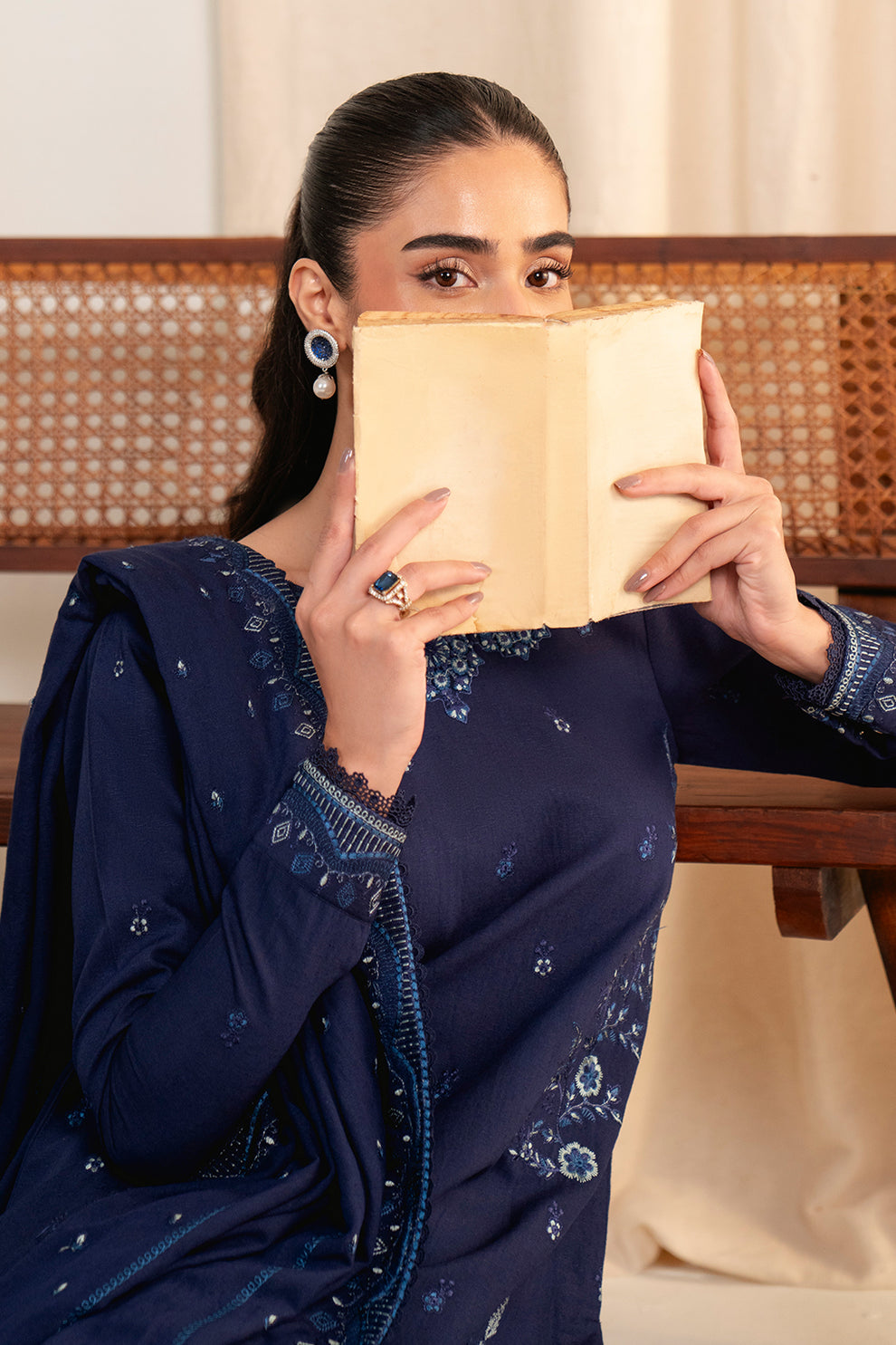 Neeshay | Fall Pret 24 | Sapphire Blue