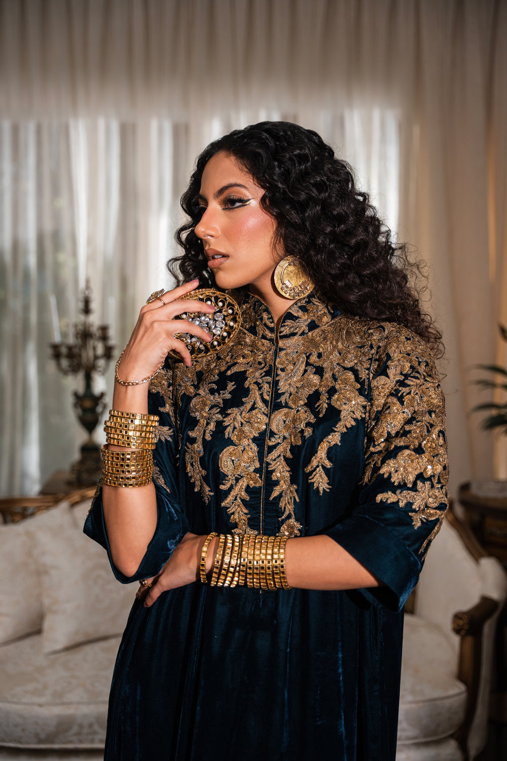 Nilofer Shahid | Aatish the Fire Within | Afsana (1pc) Aatish The Fire within
