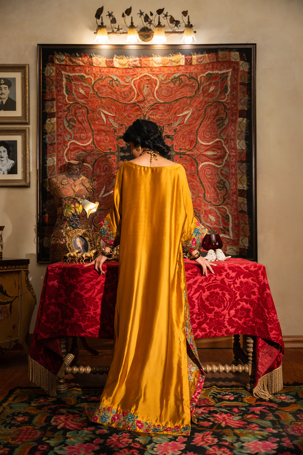 Nilofer Shahid | Aatish the Fire Within | Sunehri (1pc) Aatish The Fire within