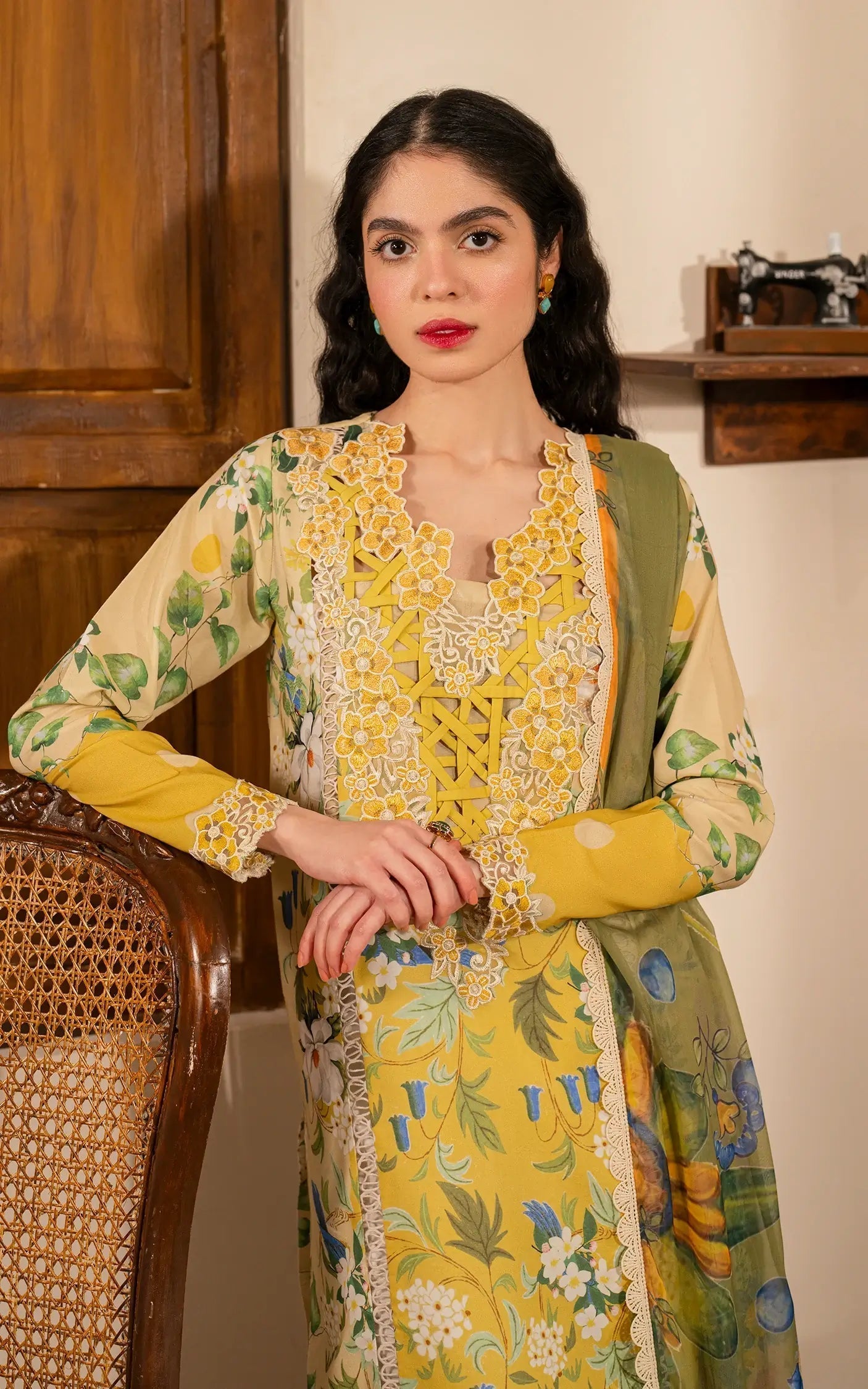 Asifa and Nabeel | Meraki Vintage 25 | Nimbu Pani (MVL25-04) -  Asifa and Nabeel Ladies Clothes - Original Designer Dress - House of Maryam