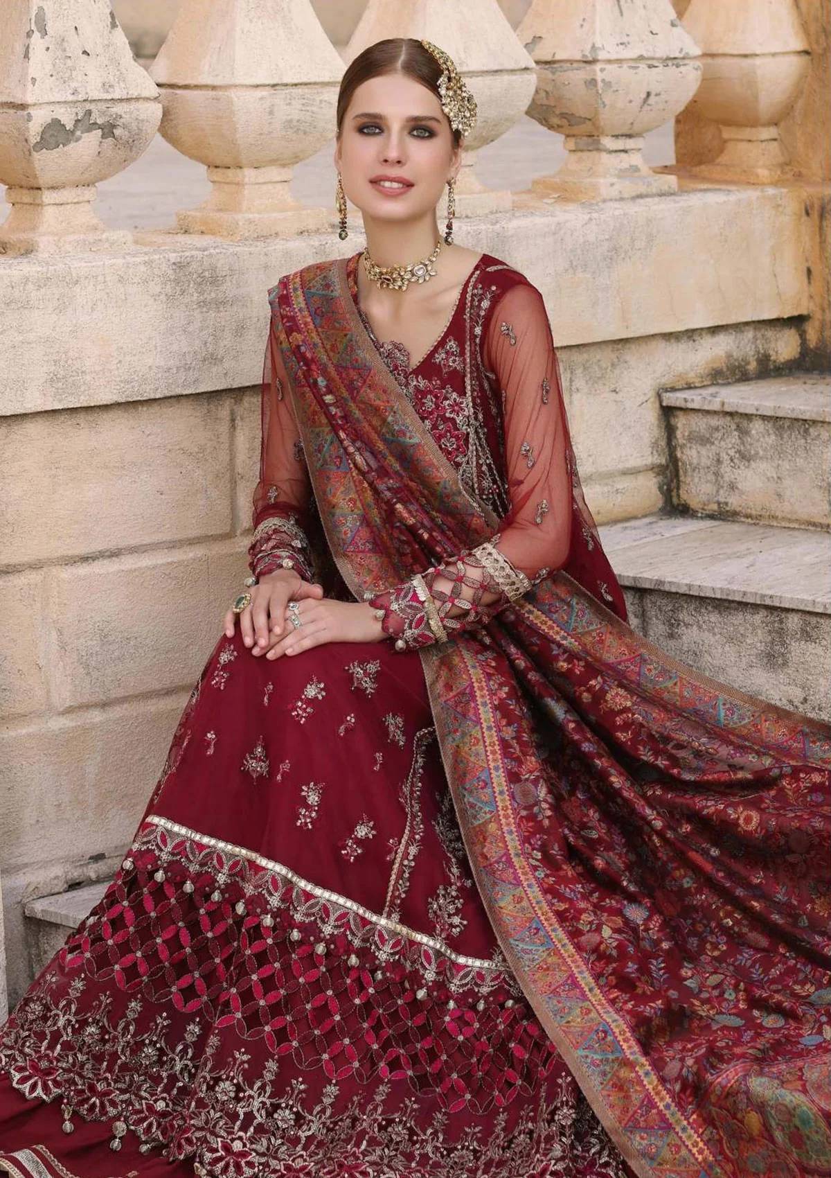 Formal Collection - Noor By Saadia Asad - Kaani - Wedding - NSK#7 - Official Noor by Saadia Asad - Agha Fabrics UK