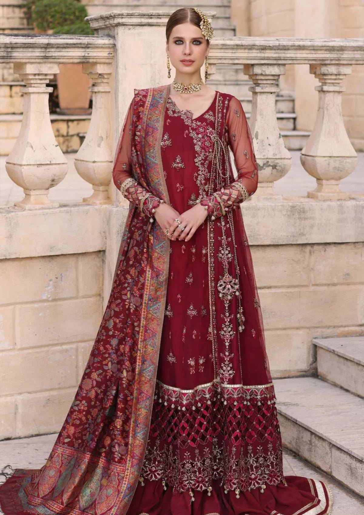 Formal Collection - Noor By Saadia Asad - Kaani - Wedding - NSK#7 - Official Noor by Saadia Asad - Agha Fabrics UK