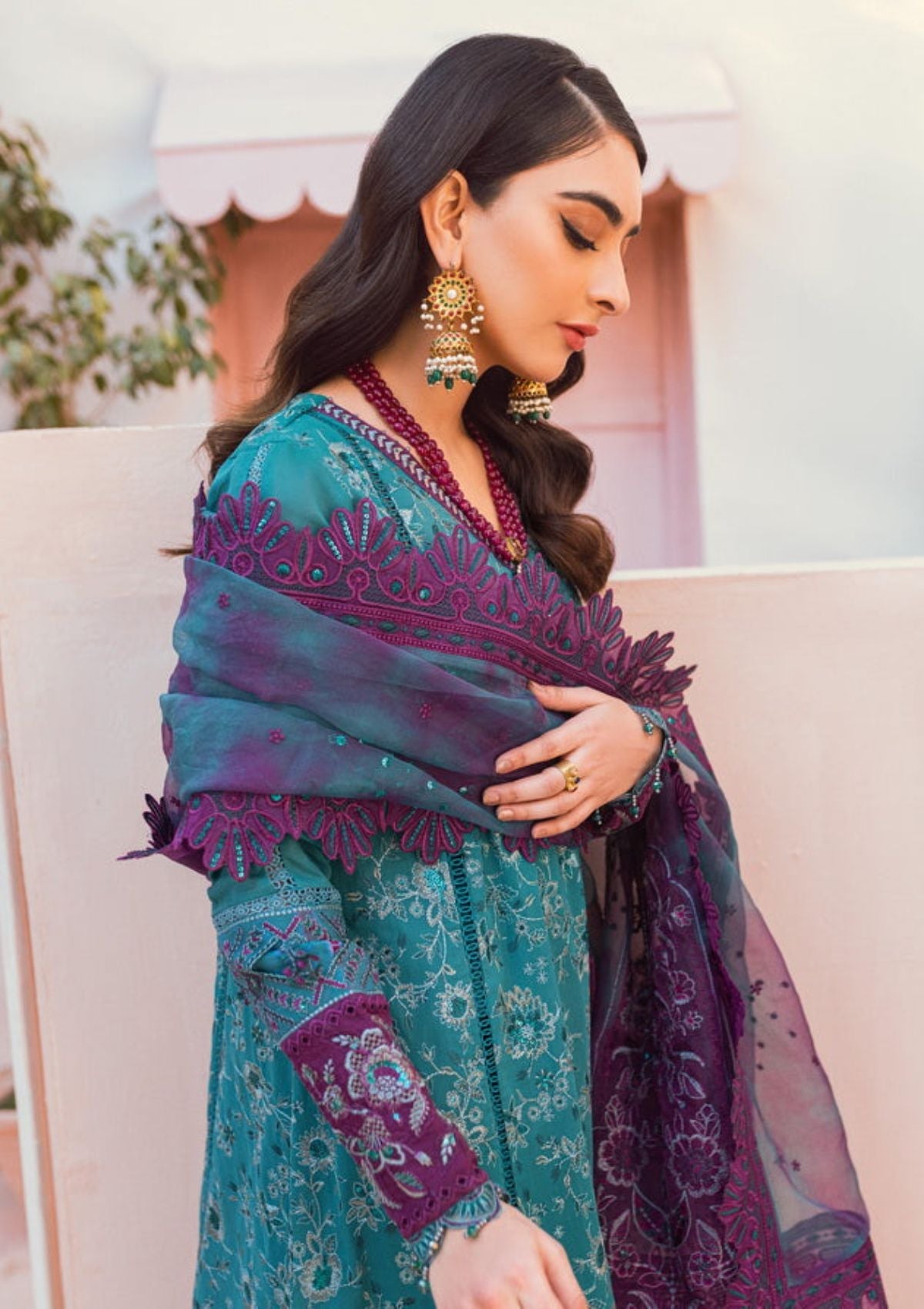 Lawn Collection - Nureh - Exclusive - Swiss - NS#81 - Official Nureh - Agha Fabrics UK