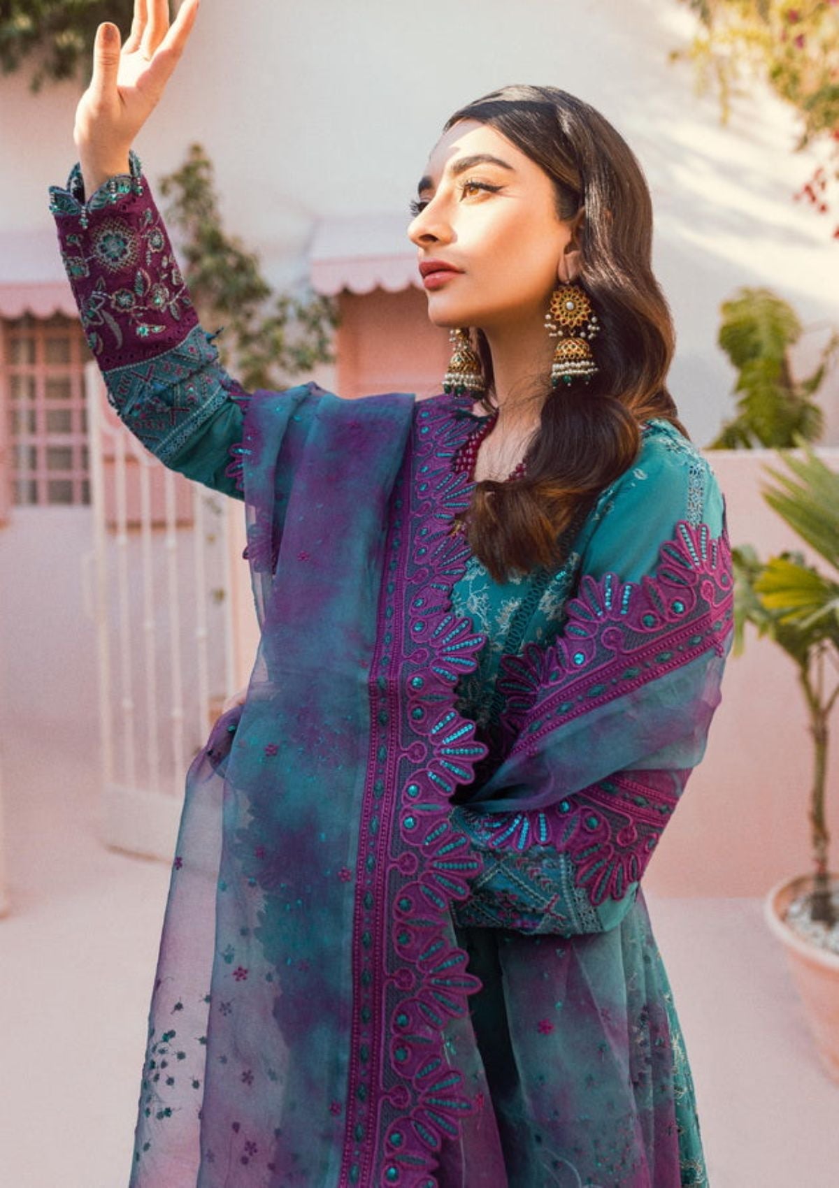 Lawn Collection - Nureh - Exclusive - Swiss - NS#81 - Official Nureh - Agha Fabrics UK