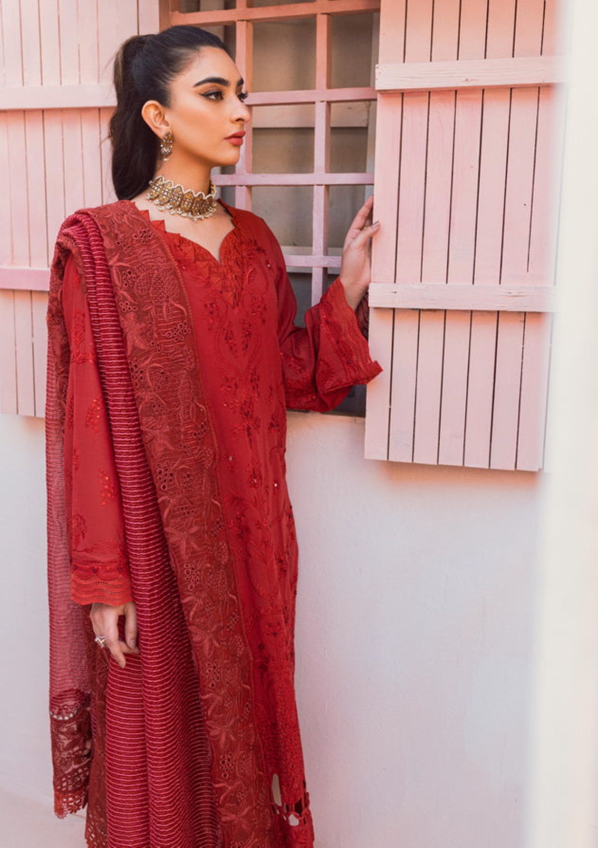 Lawn Collection - Nureh - Exclusive - Swiss - NS#83 - Official Nureh - Agha Fabrics UK