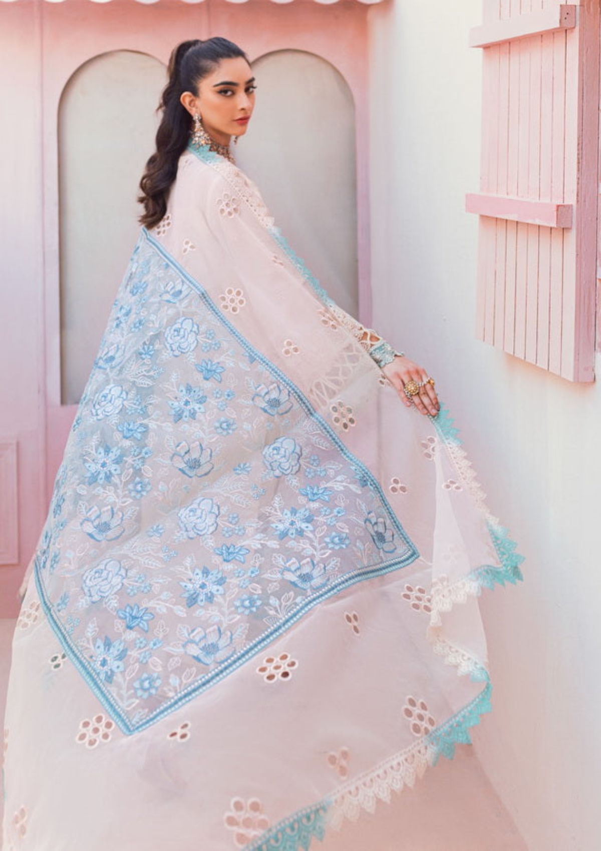 Lawn Collection - Nureh - Exclusive - Swiss - NS#82 - Official Nureh - Agha Fabrics UK