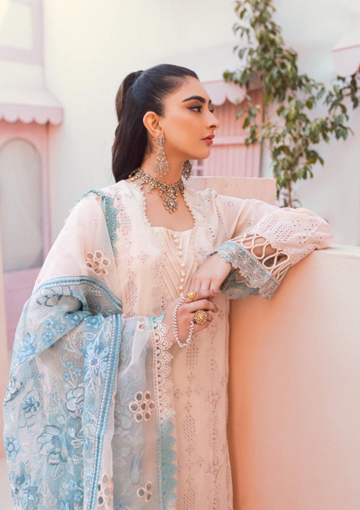 Lawn Collection - Nureh - Exclusive - Swiss - NS#82 - Official Nureh - Agha Fabrics UK