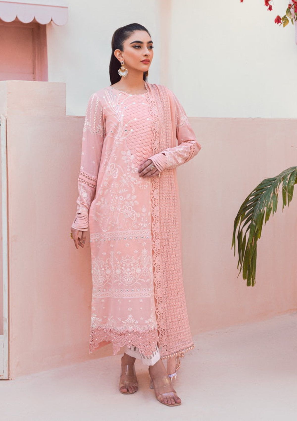 Lawn Collection - Nureh - Exclusive - Swiss - NS#84 - Official Nureh - Agha Fabrics UK