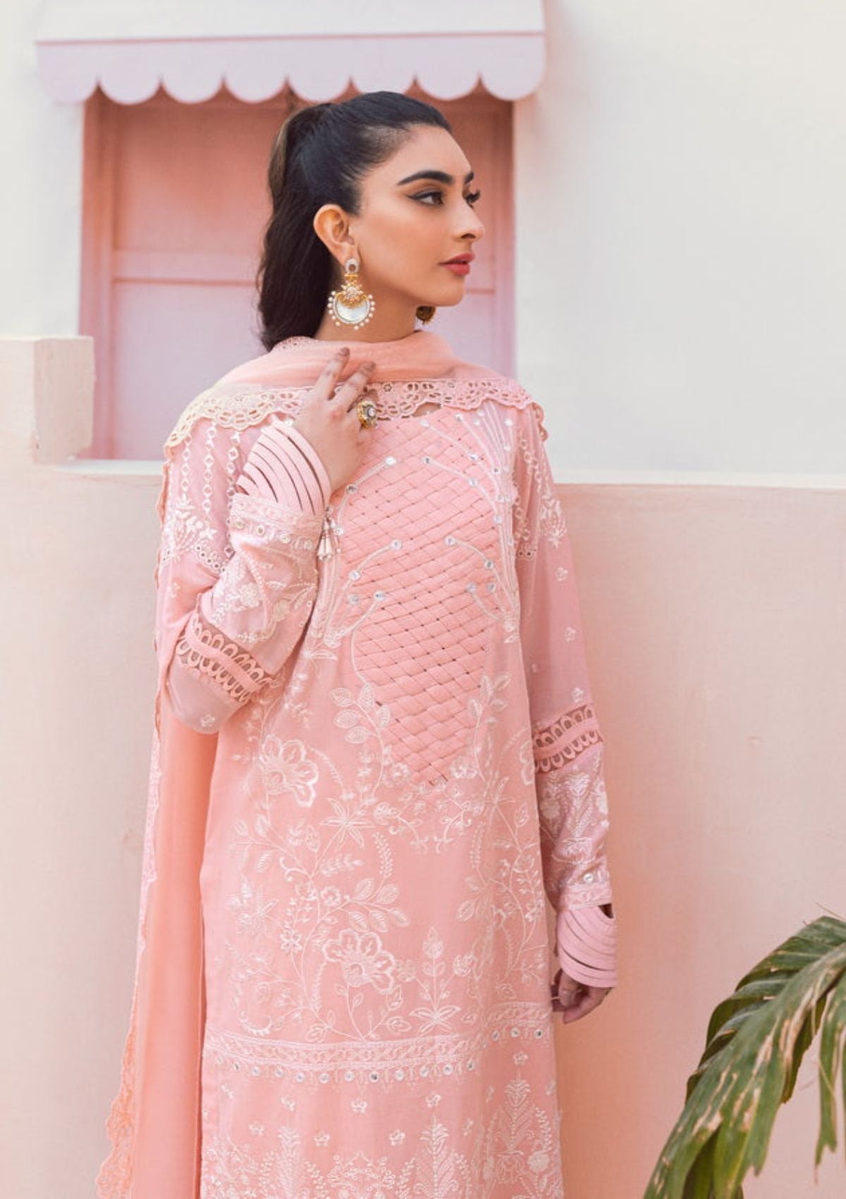 Lawn Collection - Nureh - Exclusive - Swiss - NS#84 - Official Nureh - Agha Fabrics UK