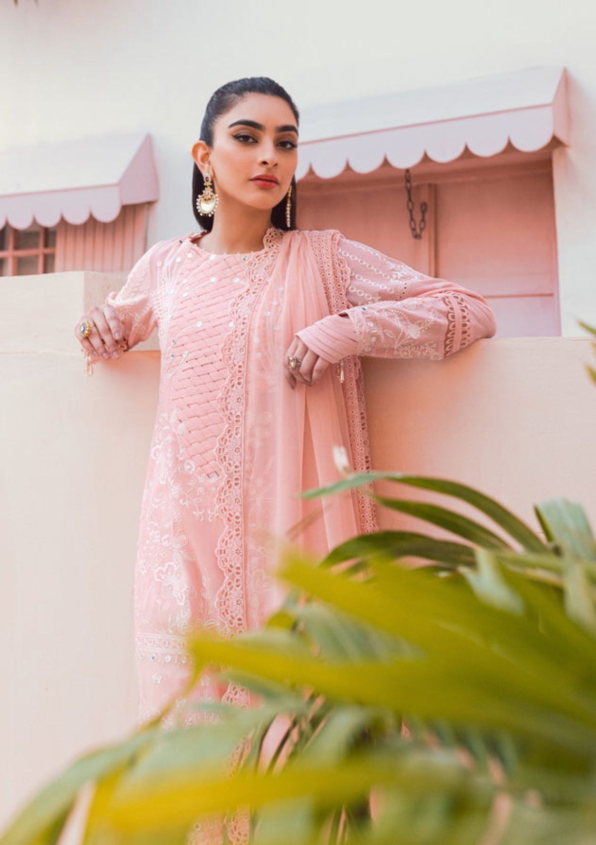 Lawn Collection - Nureh - Exclusive - Swiss - NS#84 - Official Nureh - Agha Fabrics UK