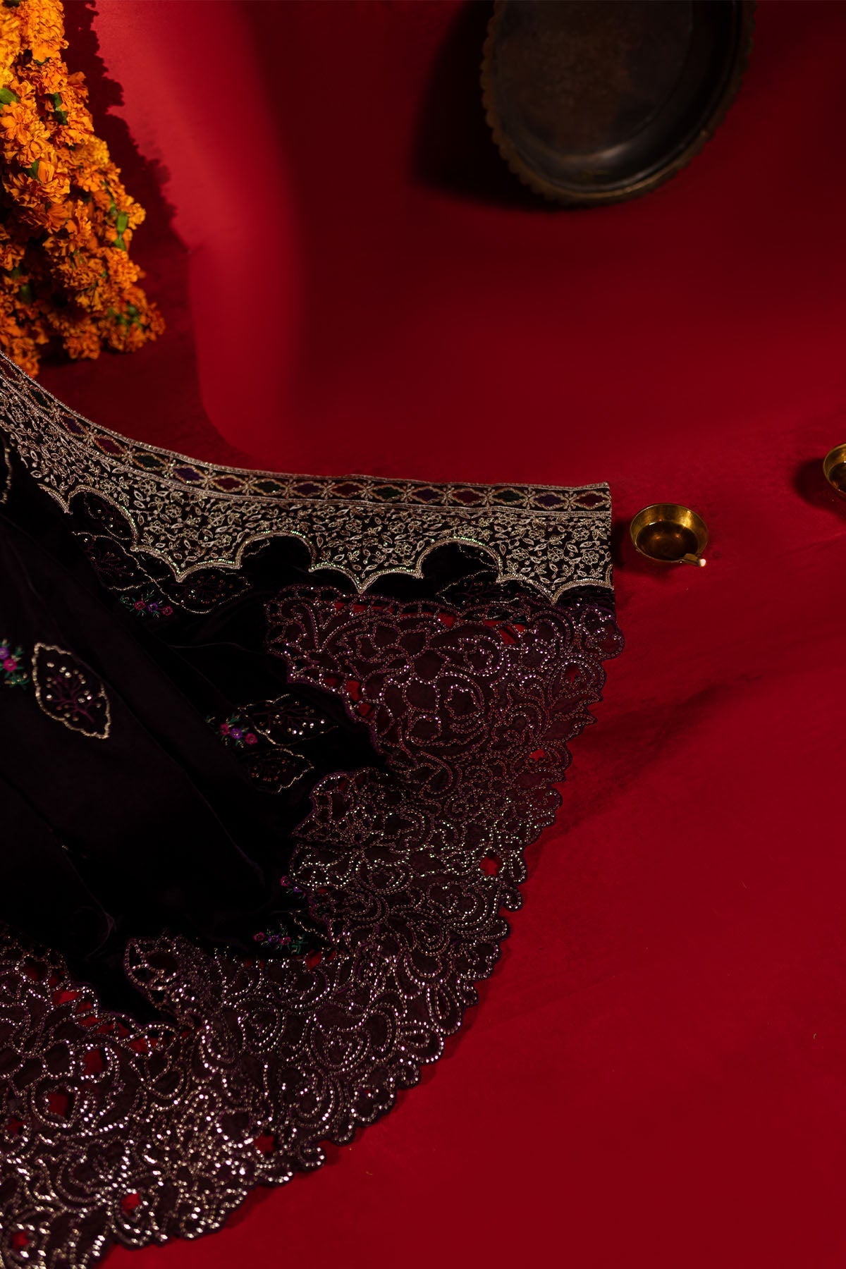 Nureh | Maya Velvet | NW-91 - Official Nureh - Agha Fabrics UK