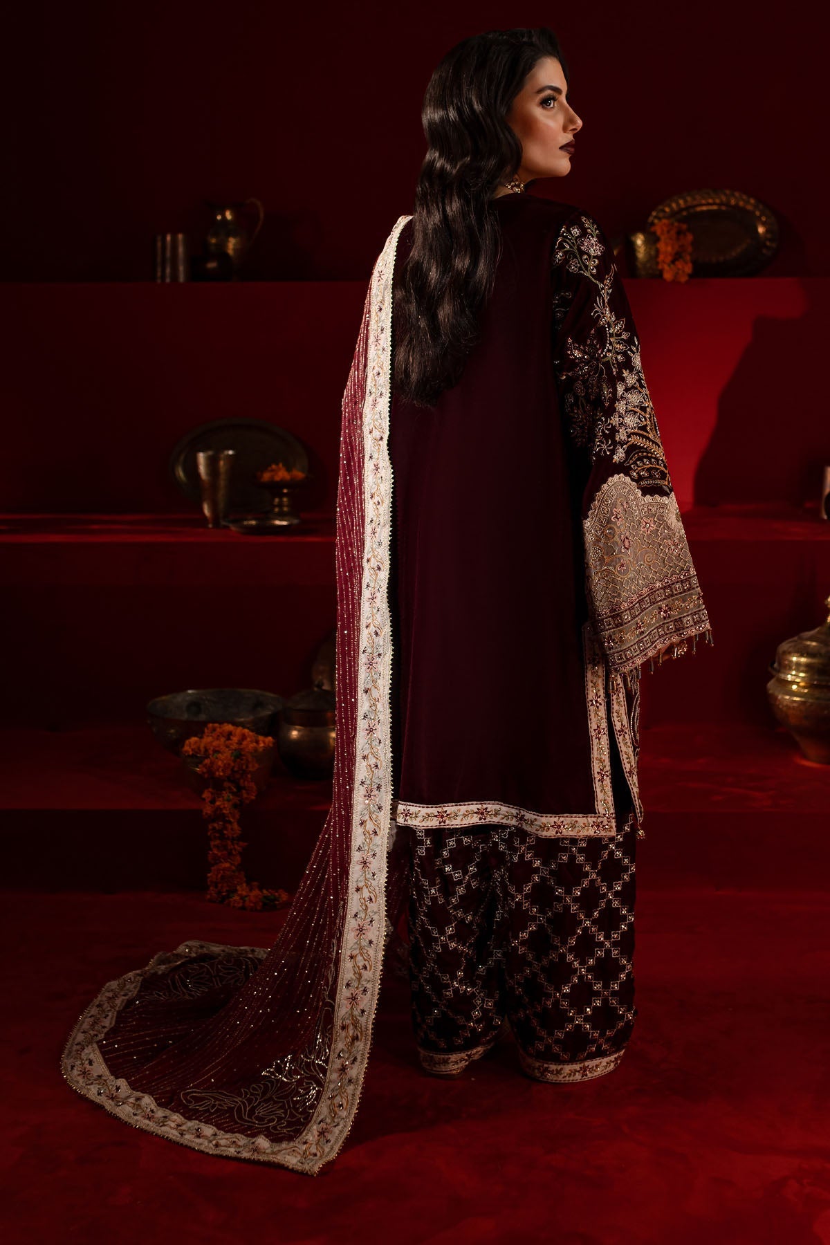 Nureh | Maya Velvet | NW-89 - Official Nureh - Agha Fabrics UK