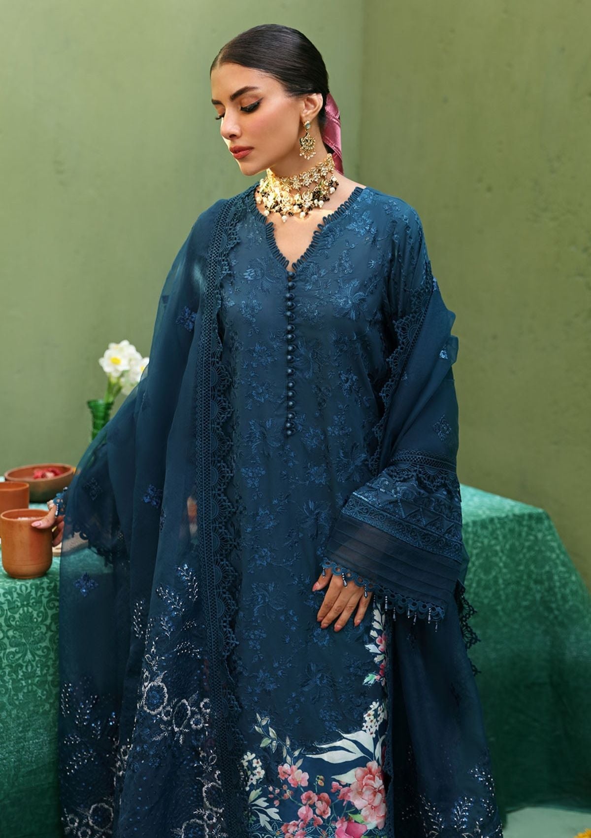Lawn Collection - Nureh - Mehmaan Nawazi - Eid - NDS#98 - Official Nureh - Agha Fabrics UK