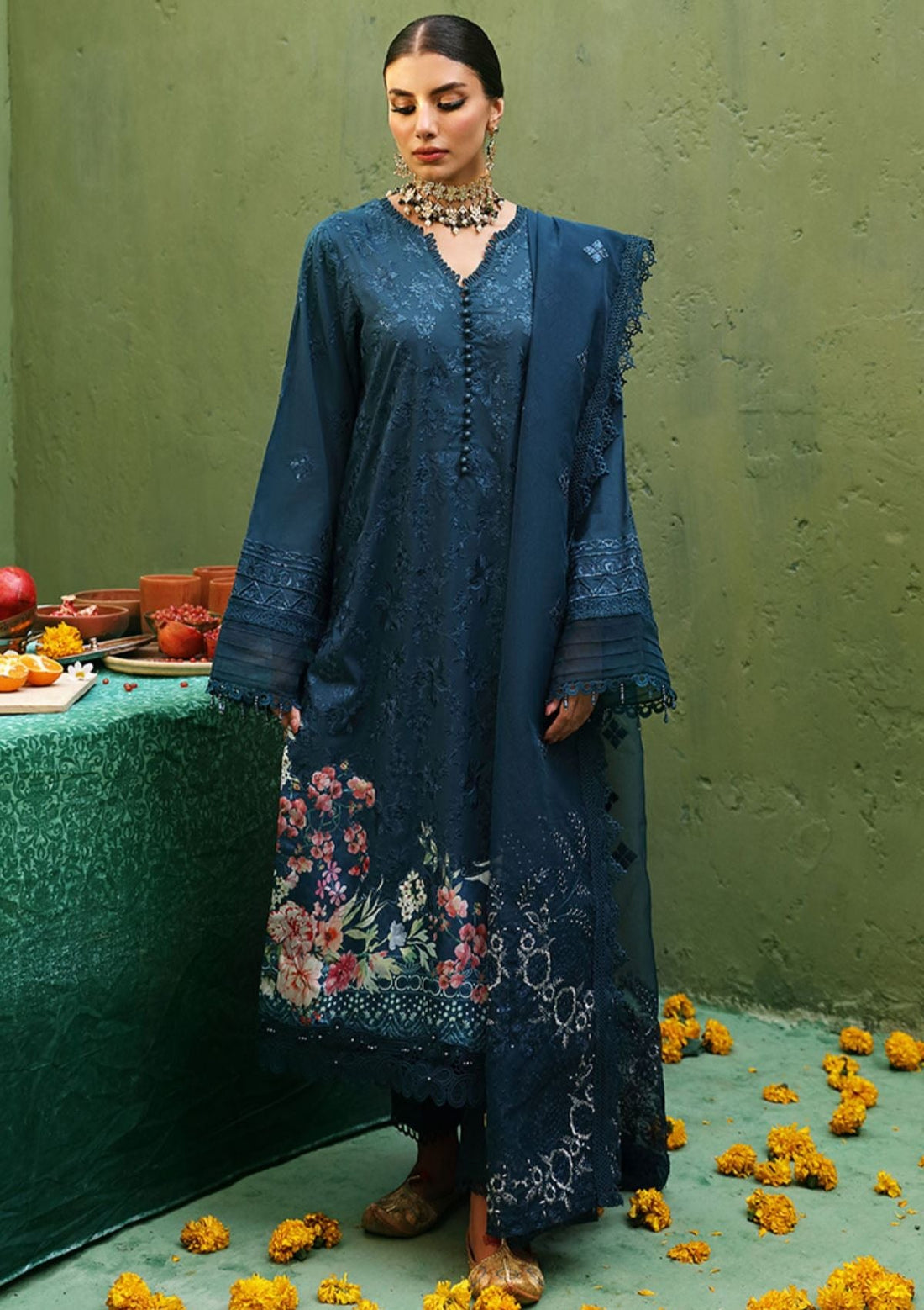 Lawn Collection - Nureh - Mehmaan Nawazi - Eid - NDS#98 - Official Nureh - Agha Fabrics UK