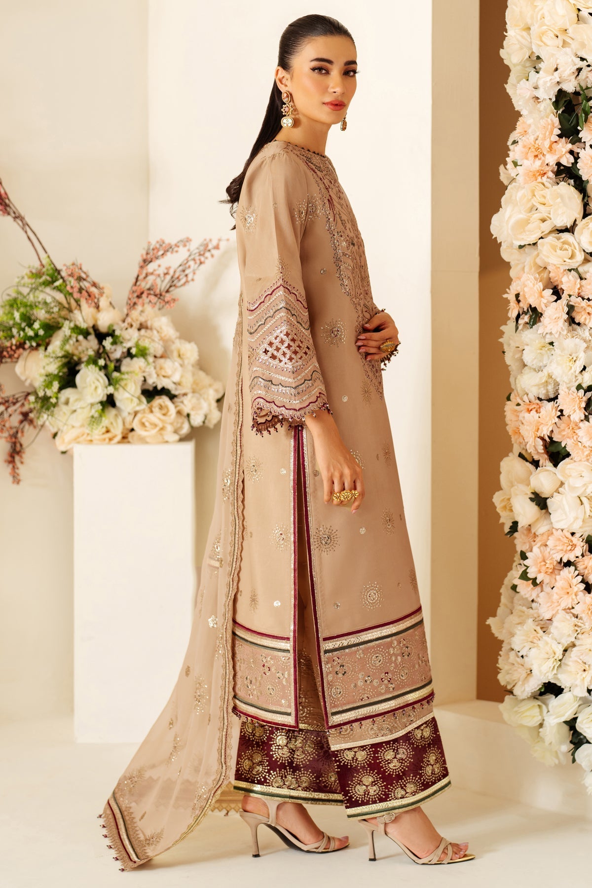 Alizeh | Luxury Raw Silk | AF-RS-06-OAK