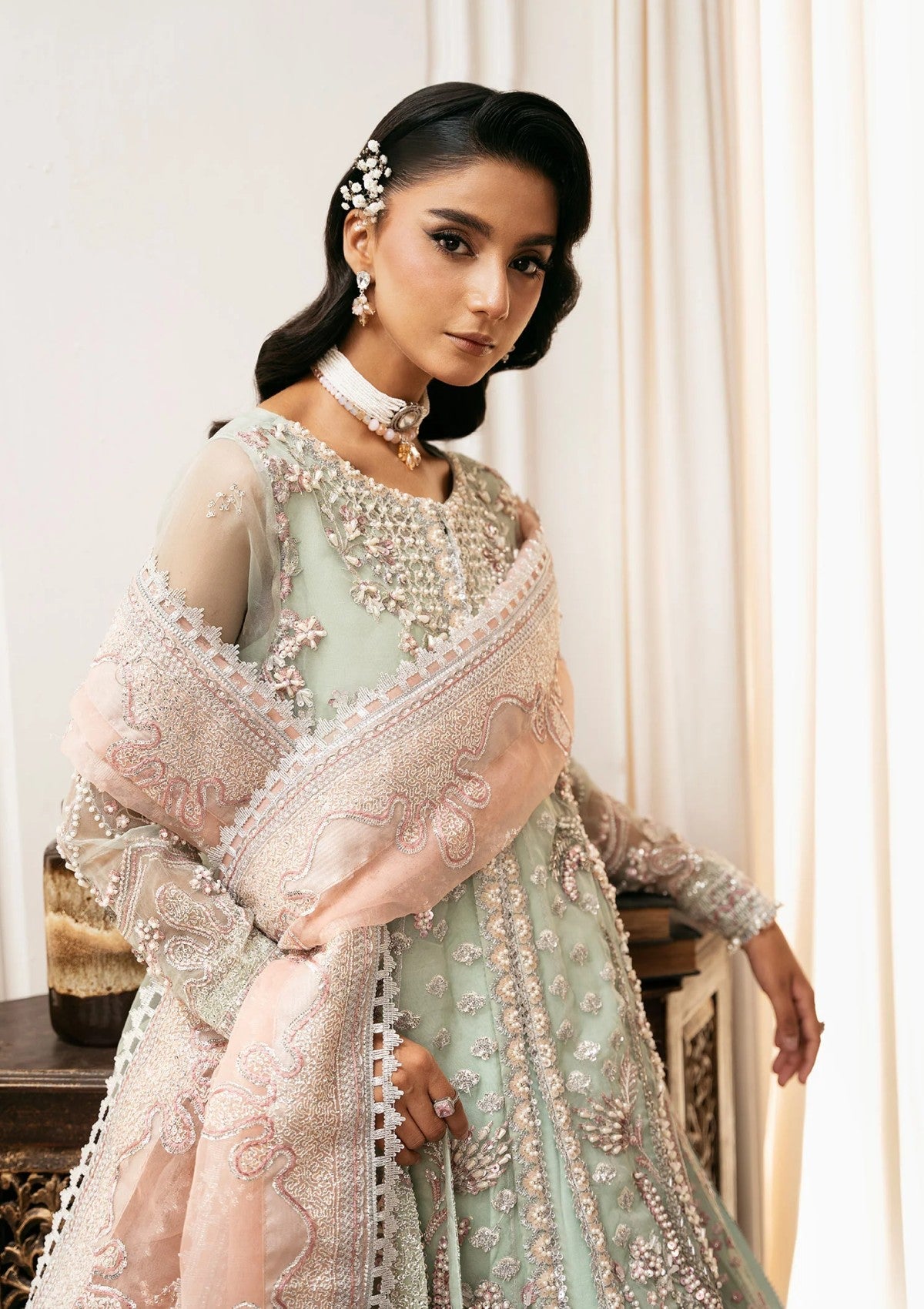 Formal Collection - Inayat - Luxury Wedding - ILW24#02 - TEEL TALE - Official Inayat - Agha Fabrics UK