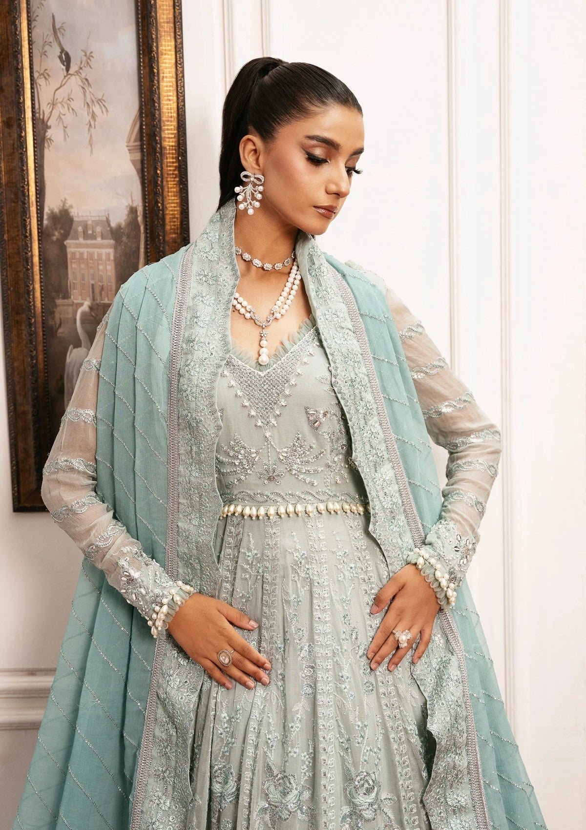 Formal Collection - Inayat - Luxury Wedding - ILW24#04 - EQUISITE ROSE - Official Inayat - Agha Fabrics UK
