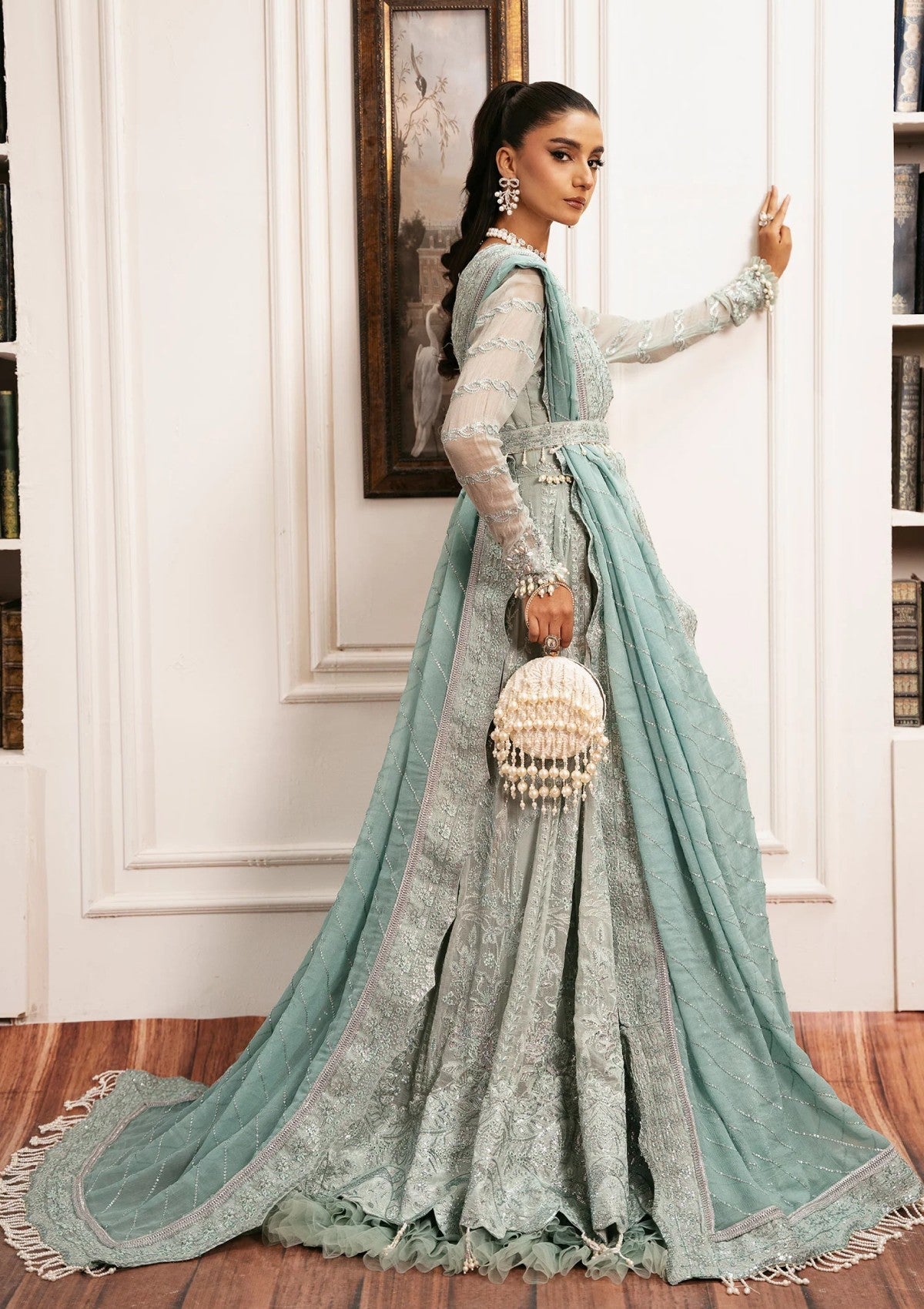 Formal Collection - Inayat - Luxury Wedding - ILW24#04 - EQUISITE ROSE - Official Inayat - Agha Fabrics UK