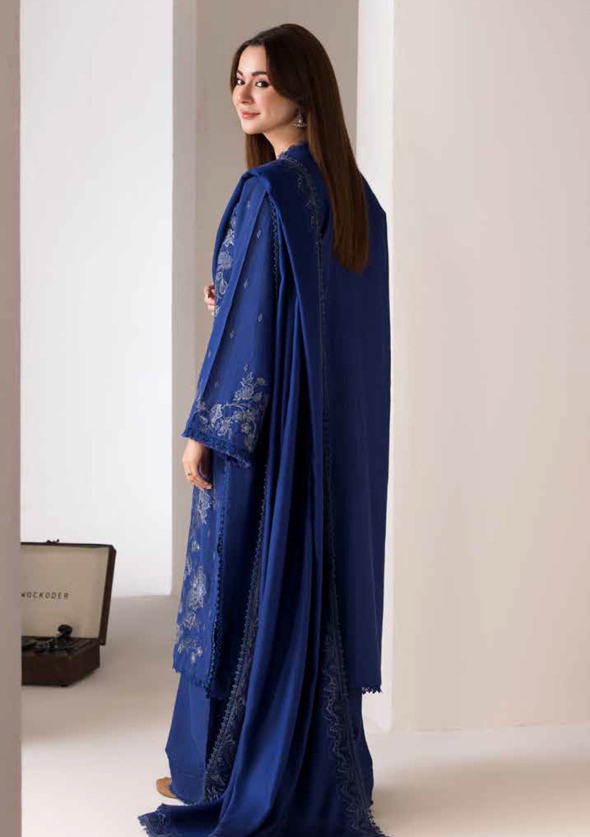 Winter Collection - Sobia Nazir - Winter Shawl - D#03A - Official Sobia Nazir - Agha Fabrics UK