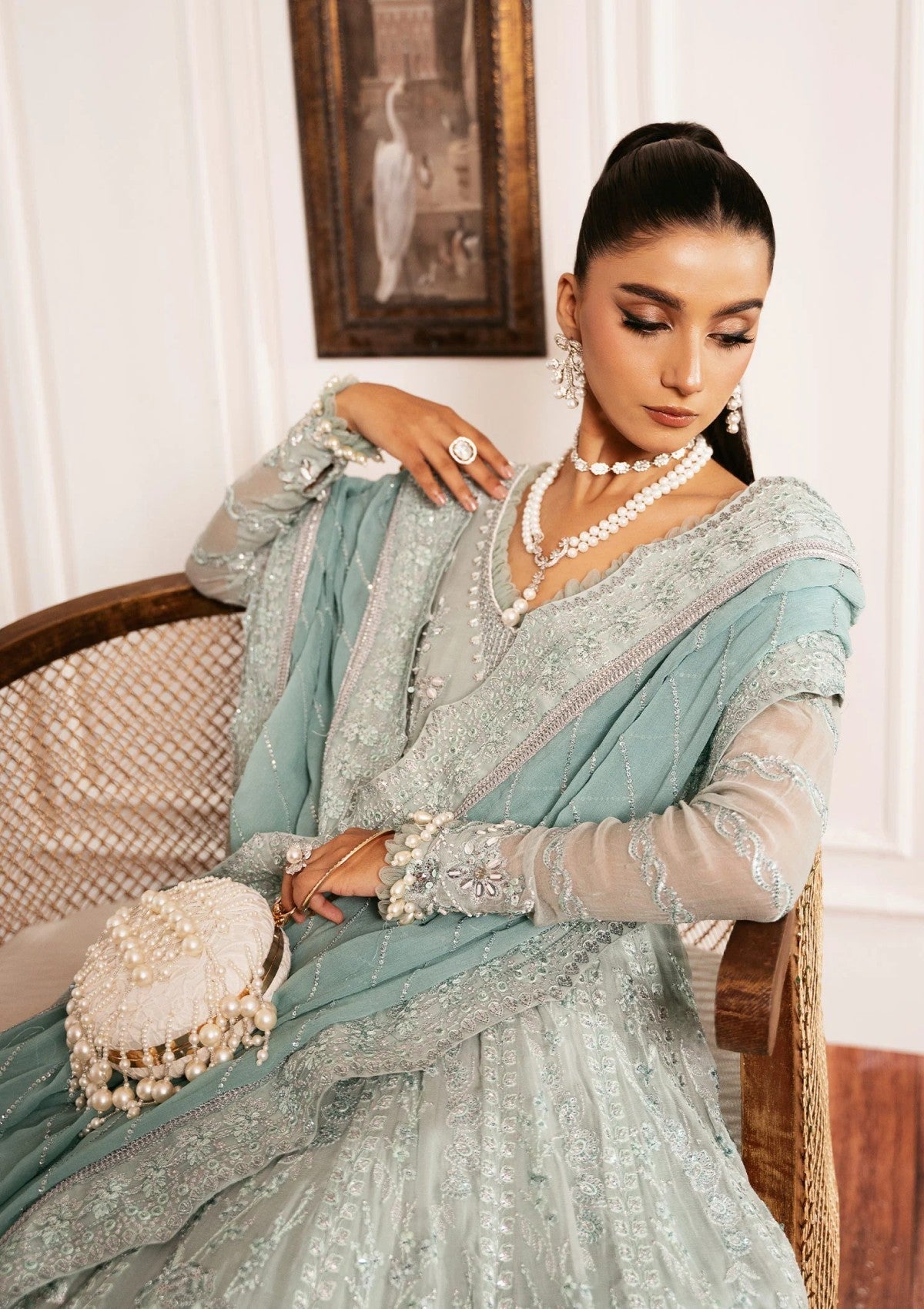 Formal Collection - Inayat - Luxury Wedding - ILW24#04 - EQUISITE ROSE - Official Inayat - Agha Fabrics UK
