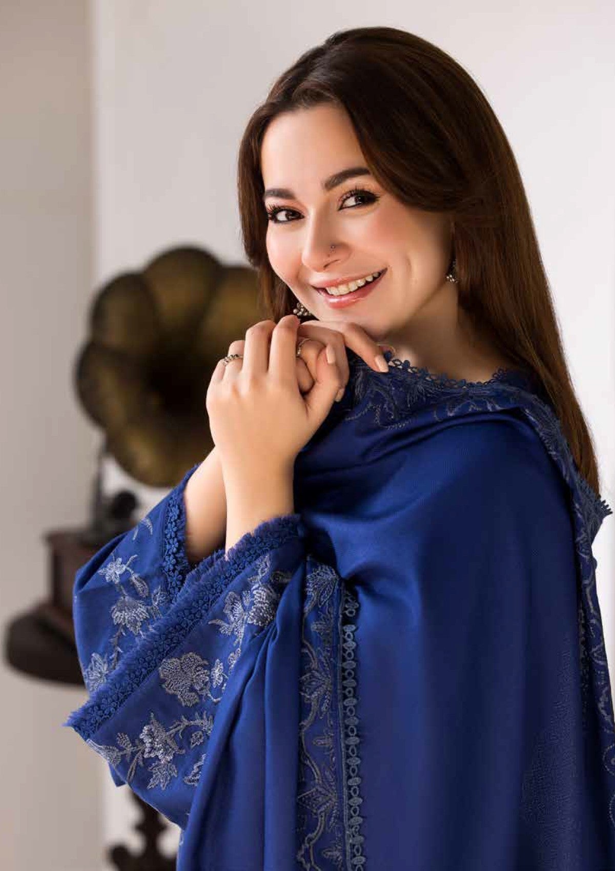 Winter Collection - Sobia Nazir - Winter Shawl - D#03A - Official Sobia Nazir - Agha Fabrics UK
