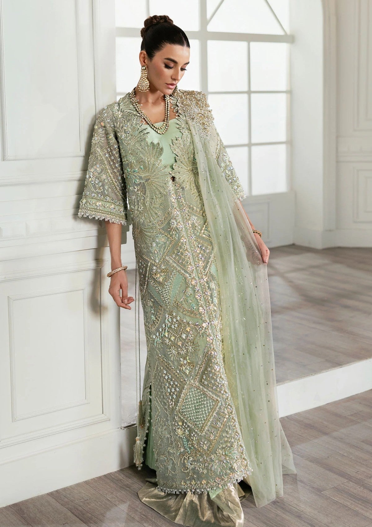 Formal Collection - Crimson - Crimson x Saira Shakira - Wedding 24 - Art Deco Glitz - Official Crimson - Agha Fabrics UK