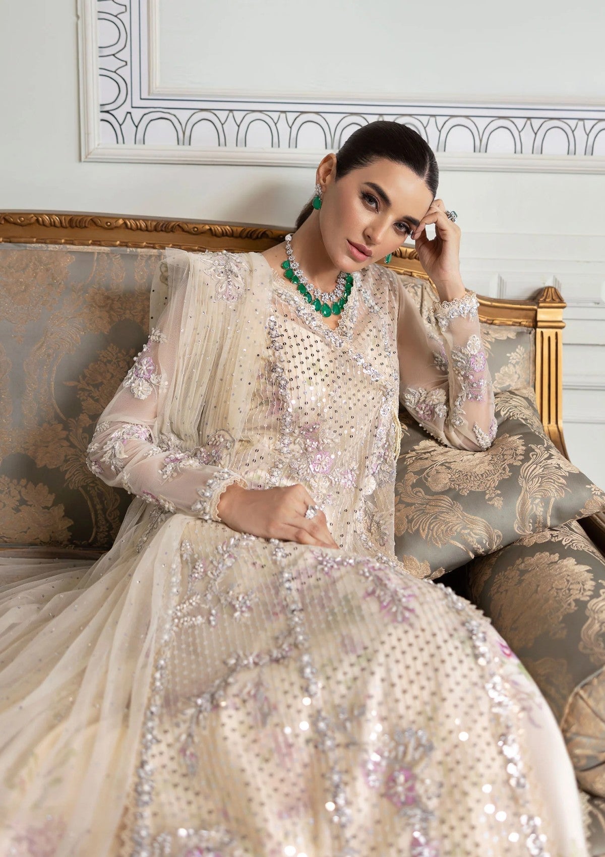 Formal Collection - Crimson - Crimson x Saira Shakira - Wedding 24 - A Swarovski Affair - Official Crimson - Agha Fabrics UK