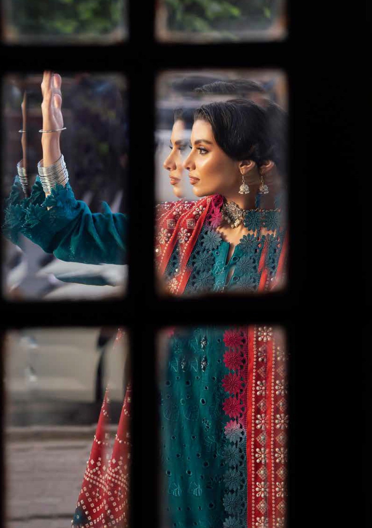 Nureh - Bazaar - Chikankari Khaddar - NE#112 - Official Nureh - Agha Fabrics UK