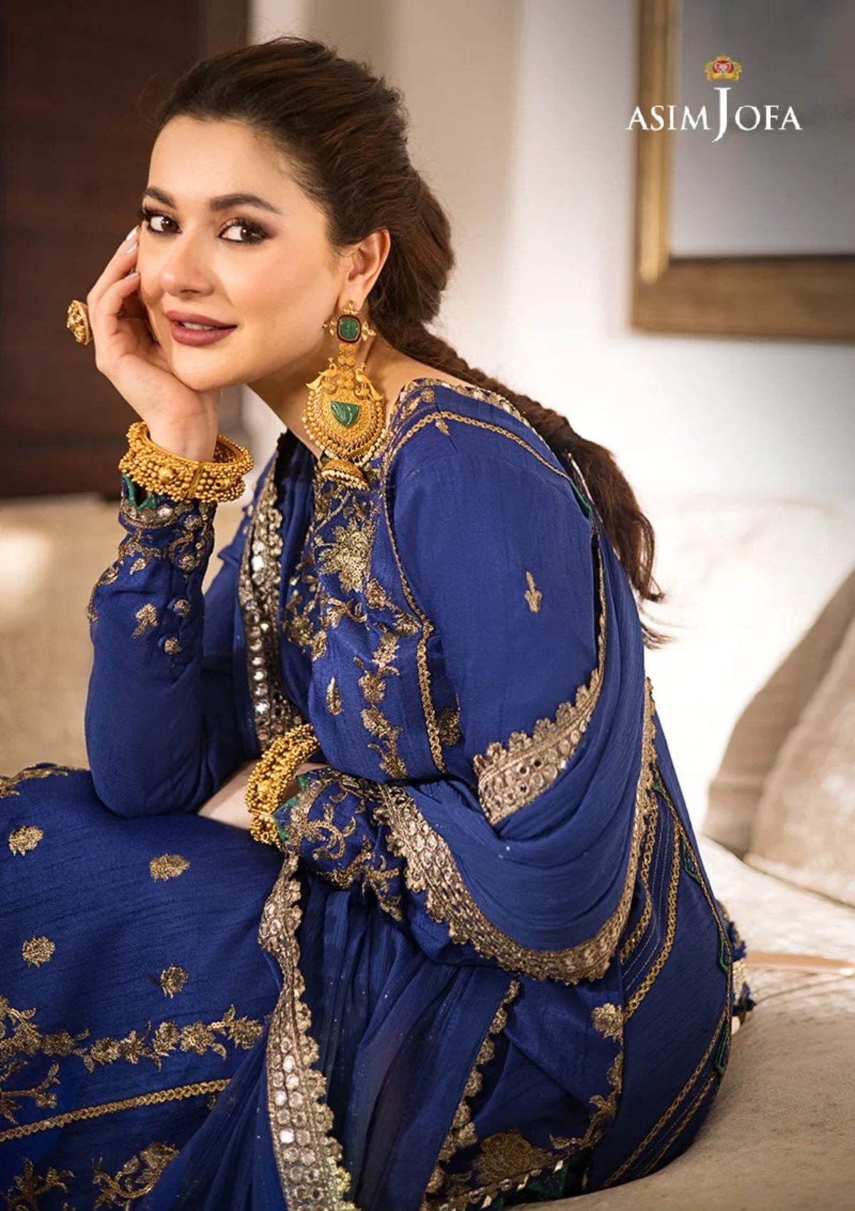 Formal Collection - Asim Jofa - Zari Sitara - AJZS#18 - Official Asim Jofa - Agha Fabrics UK