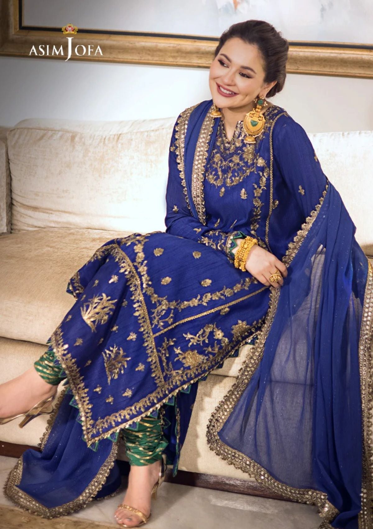 Formal Collection - Asim Jofa - Zari Sitara - AJZS#18 - Official Asim Jofa - Agha Fabrics UK