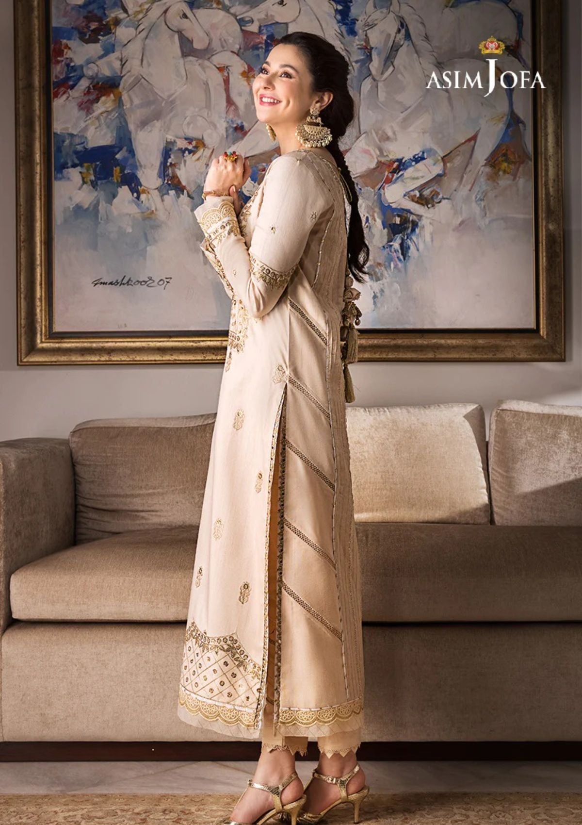 Formal Collection - Asim Jofa - Zari Sitara - AJZS#15 - Official Asim Jofa - Agha Fabrics UK