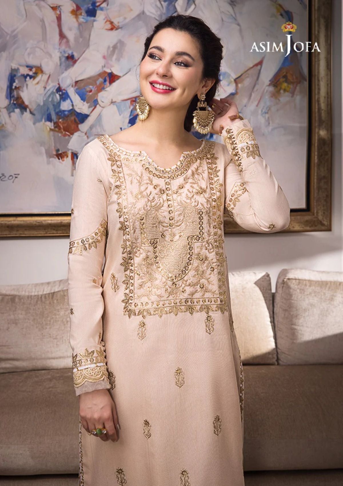 Formal Collection - Asim Jofa - Zari Sitara - AJZS#15 - Official Asim Jofa - Agha Fabrics UK
